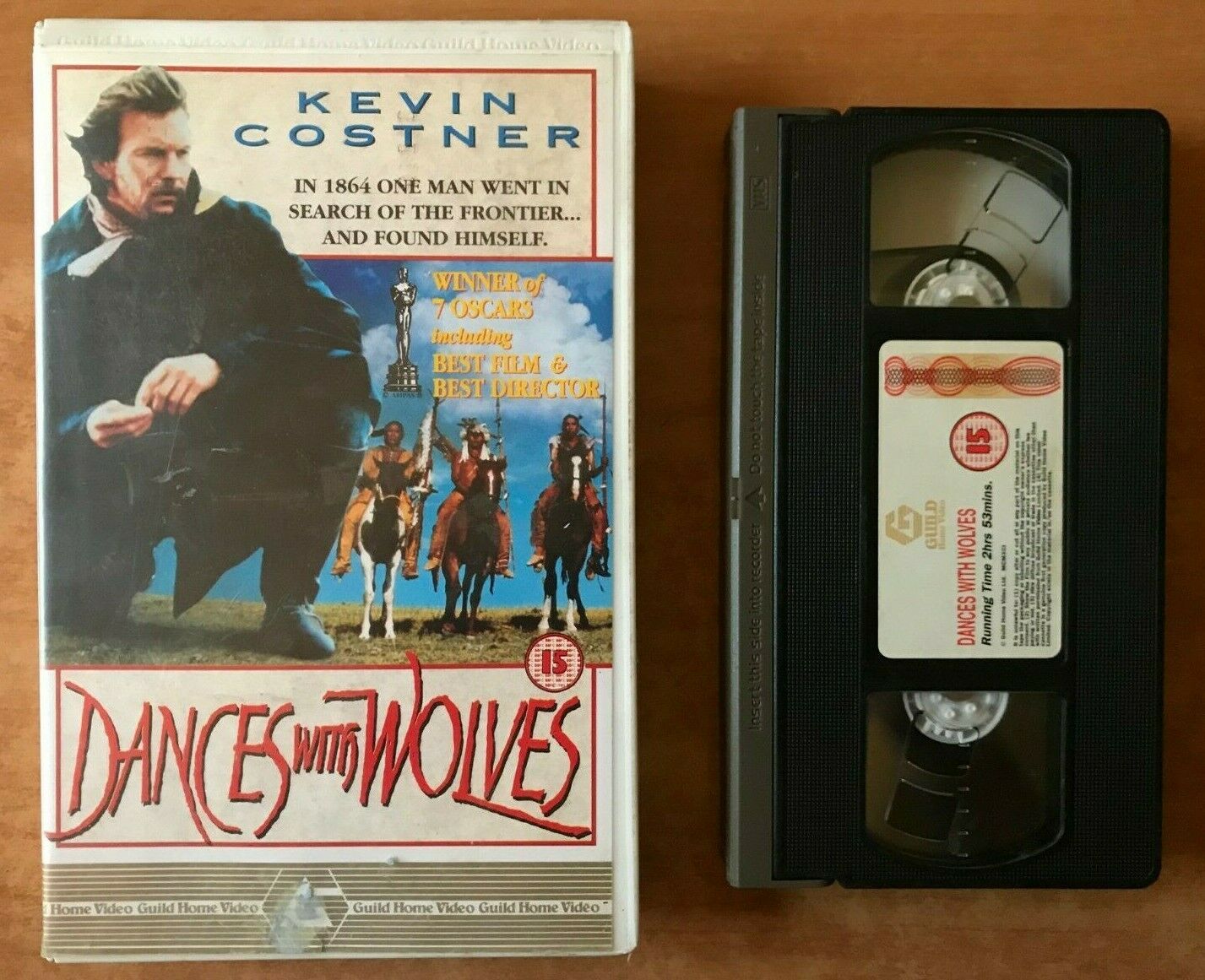 Dances With Wolves; [Michael Blake] Western (Big Box) Kevin Costner - Pal VHS-