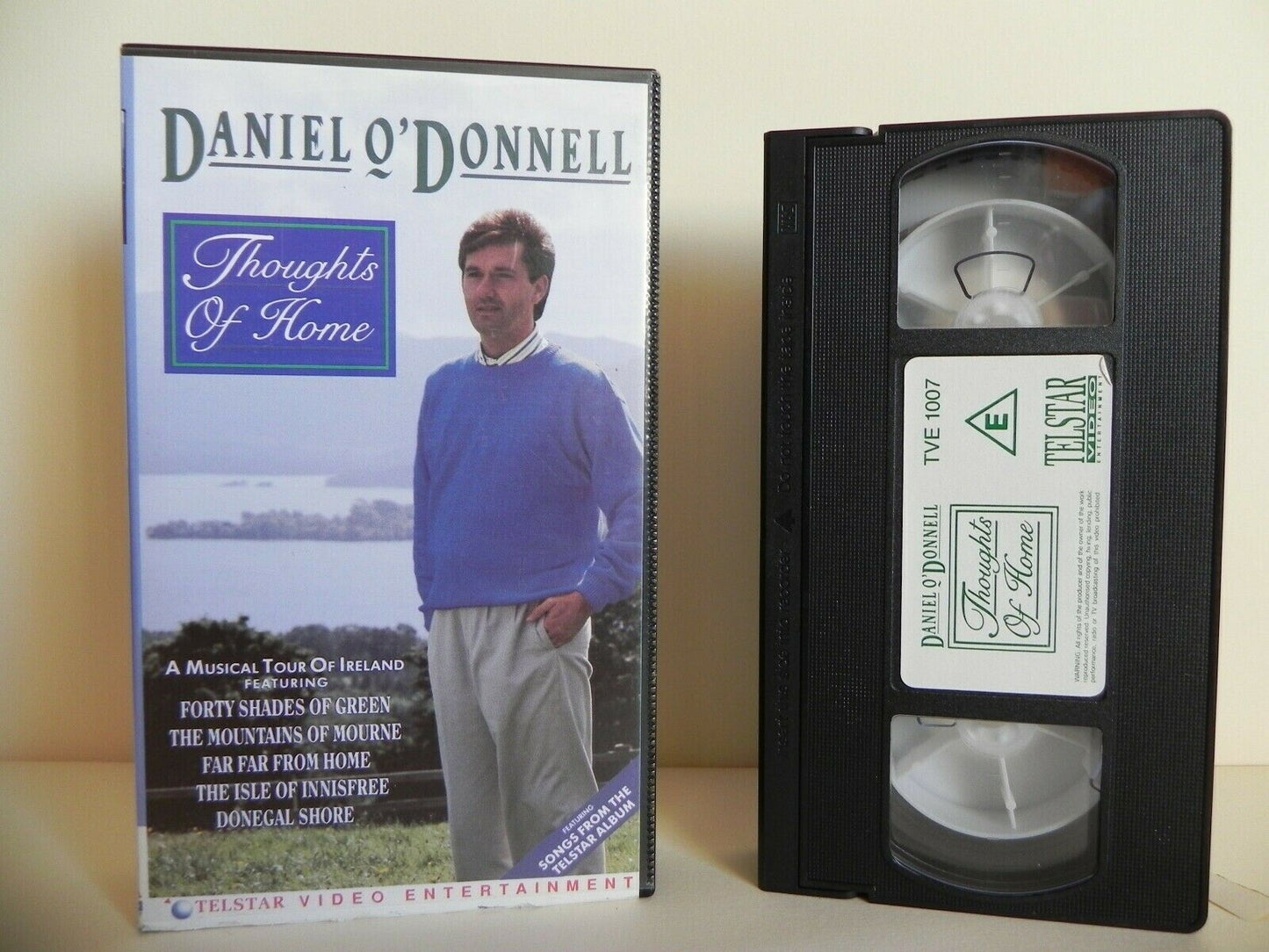 Daniel O'Donnell - Thoughts Of Home - Telstar - Musical Tour Of Ireland - VHS-