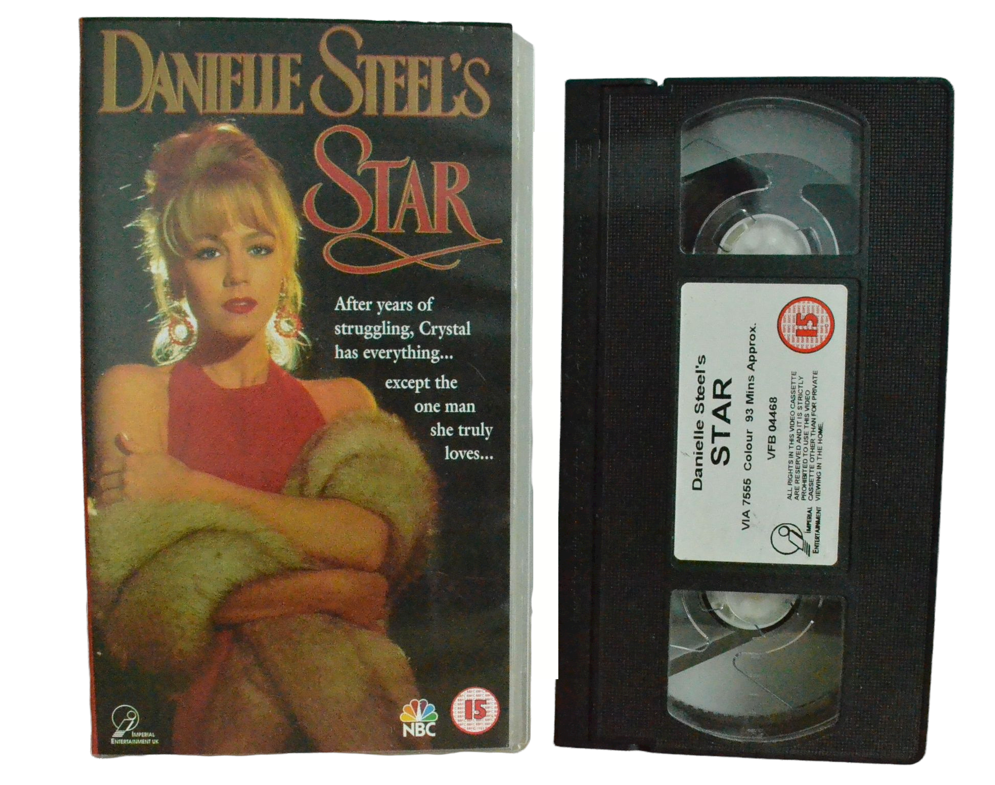 Danielle Steel's Star - Jennie Garth - VCI Distribution - Vintage - Pal VHS-