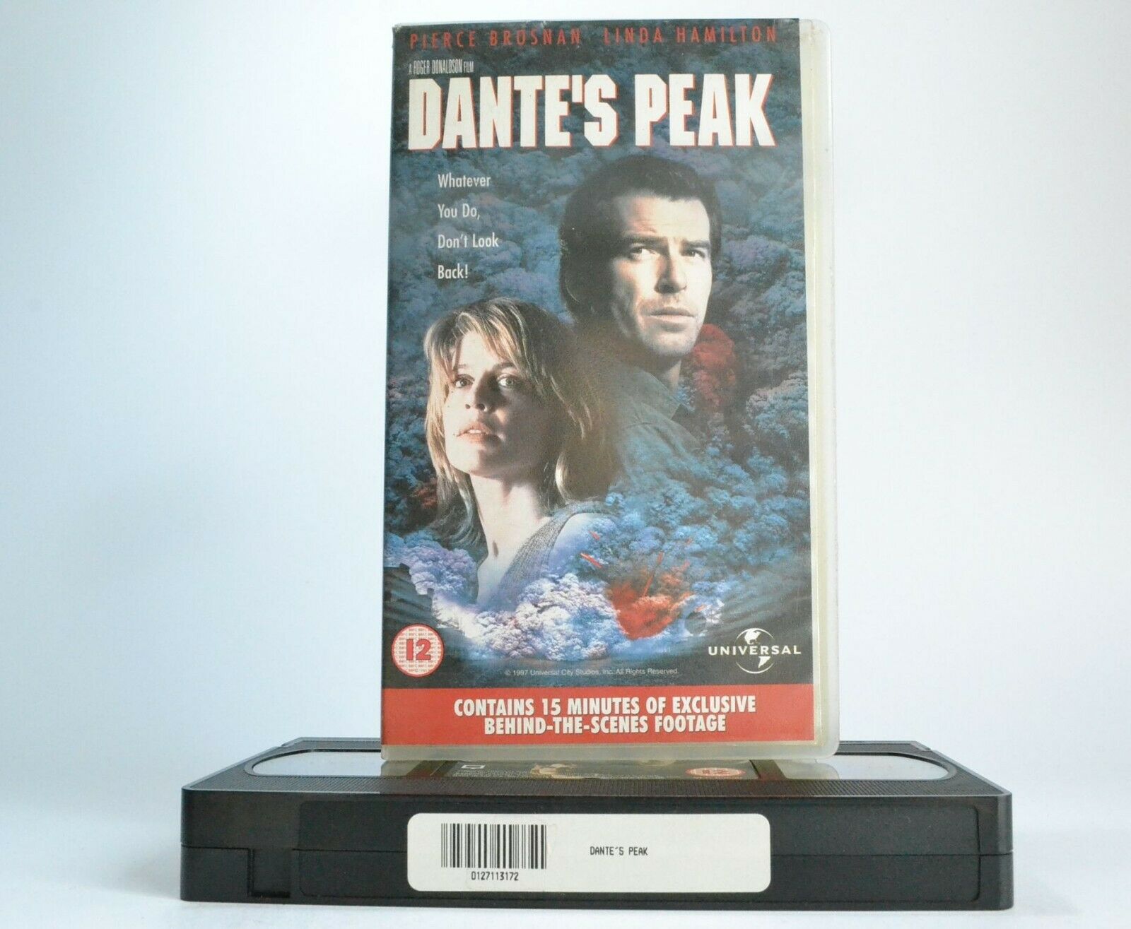 Dante's Peak (1997): Disatser Thriller - Pierce Brosnan/Linda Hamilton - Pal VHS-