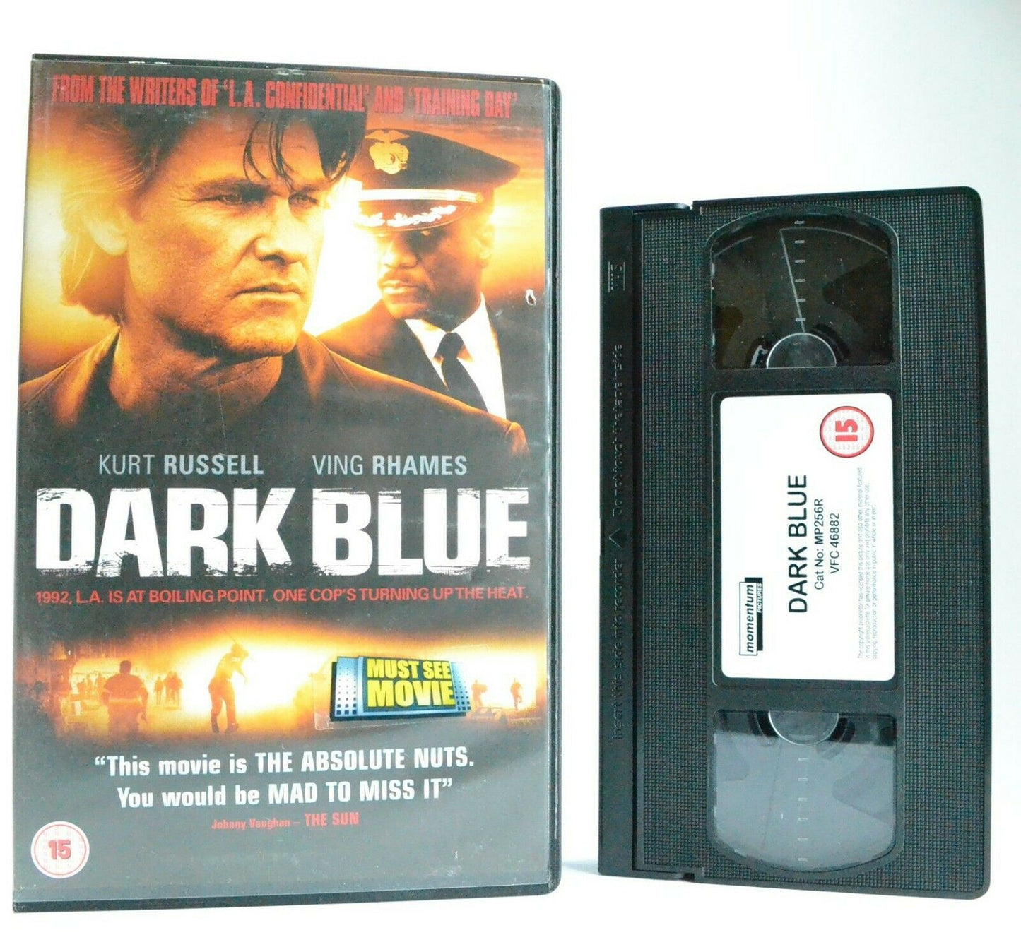 Dark Blue: Based On J.Ellroy Novel - Thriller - Large Box - K.Russell - Pal VHS-