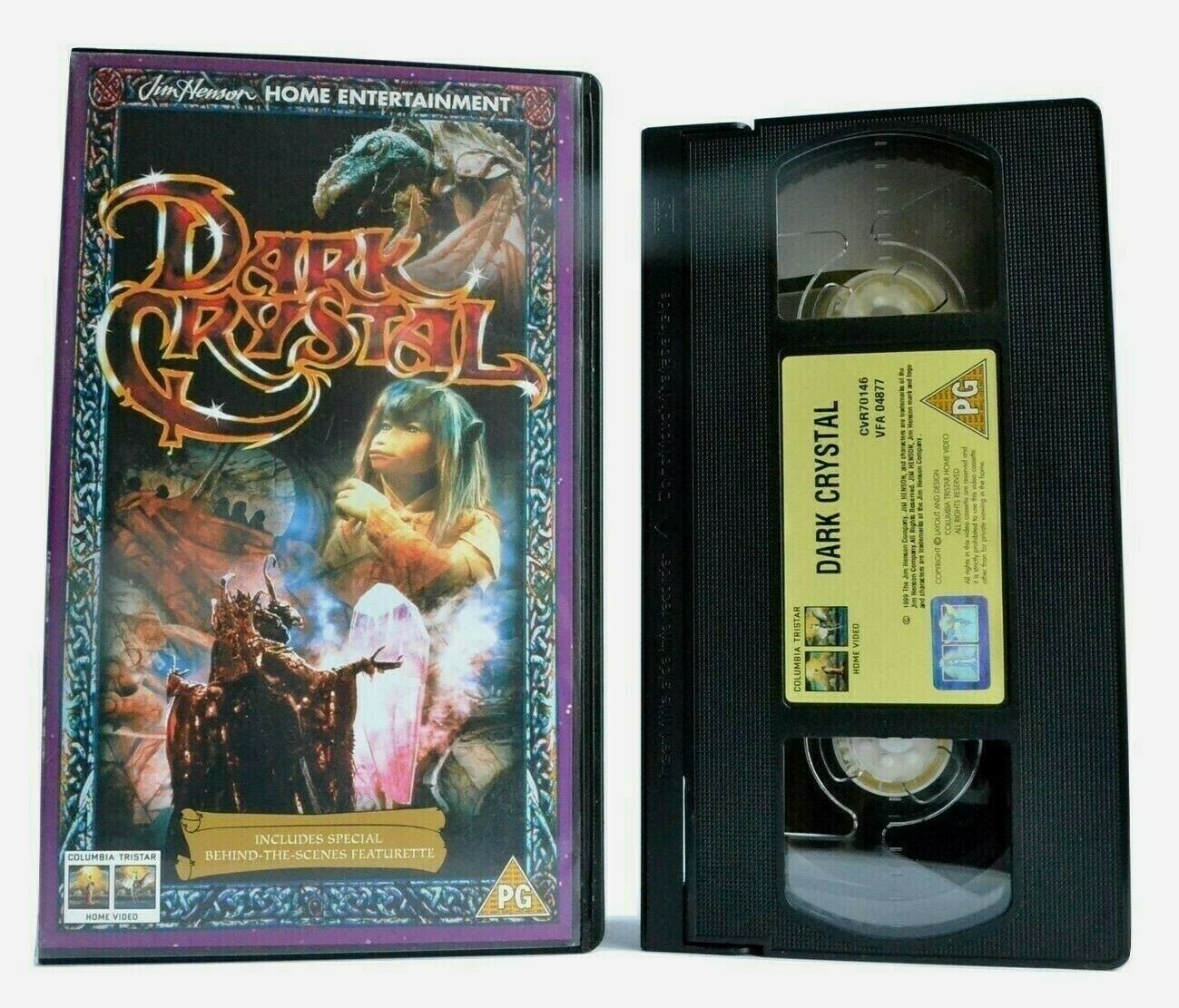 Dark Crystal (1982): Puppet Animated Fantasy - Jim Henson/Frank Oz - Kids - VHS-