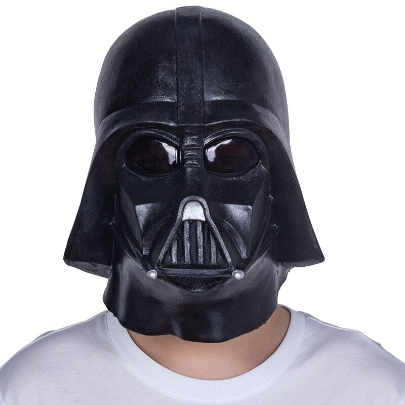 Darth Vader Mask Movie Cosplay Costume Props Halloween Fancy Dress Party Lifelike Latex Headgear-x14003-