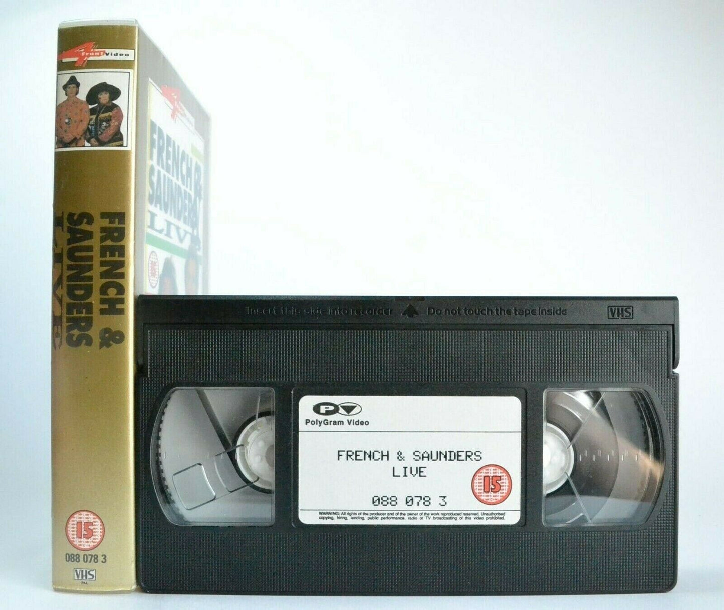 Dawn French And Jennifer Saunders: Live - West End/London - Female Comedy - VHS-