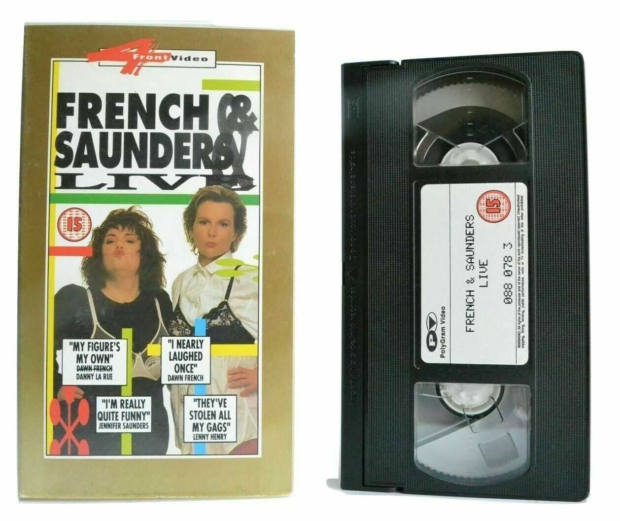 Dawn French And Jennifer Saunders: Live - West End/London - Female Comedy - VHS-