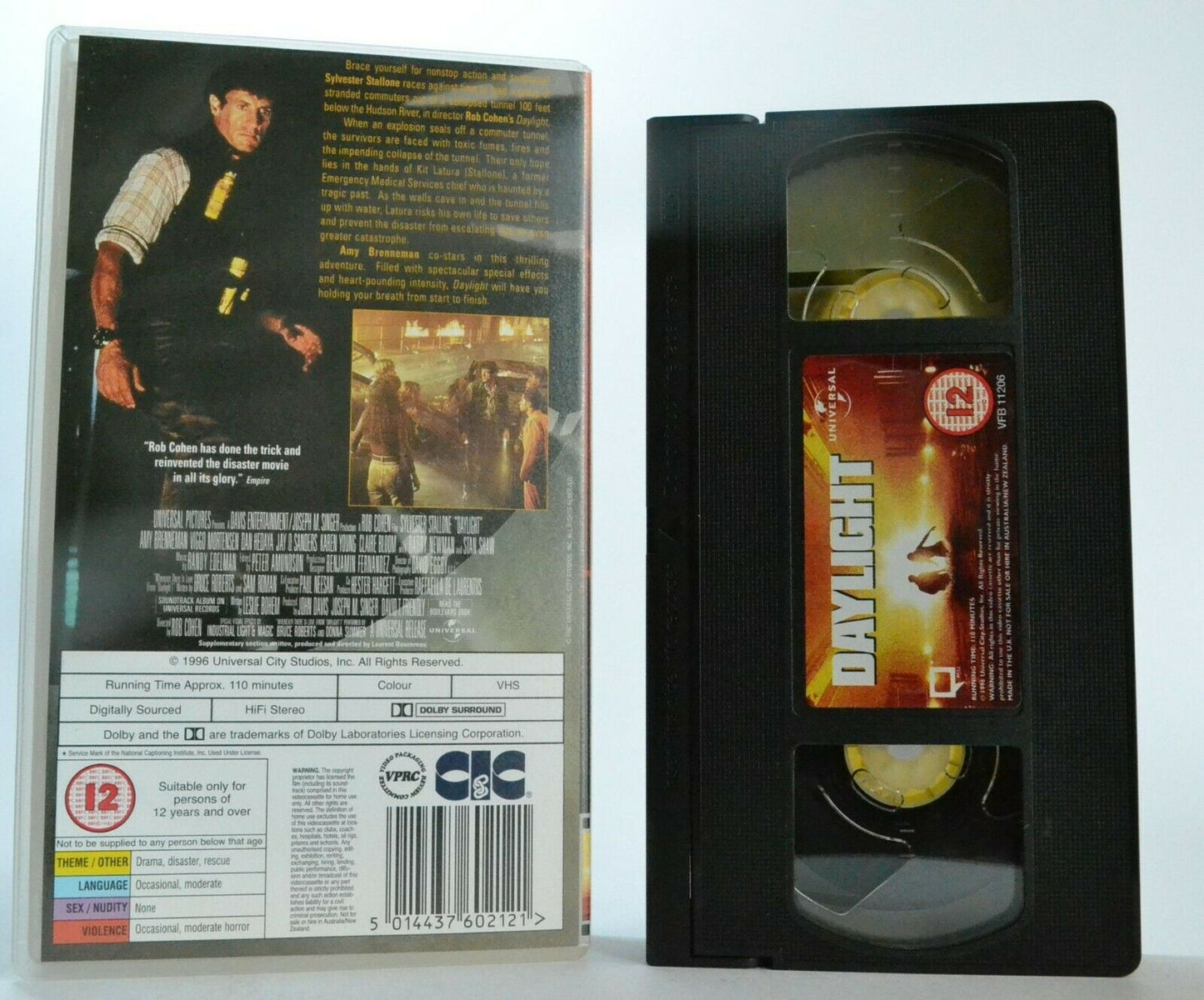 Daylight (1996): Disaster Thriller - Sylvester Stallone/Viggo Mortensen - VHS-