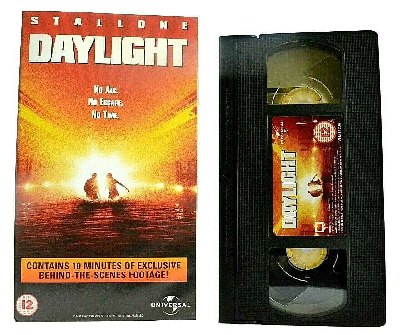 Daylight (1996): Disaster Thriller - Sylvester Stallone/Viggo Mortensen - VHS-