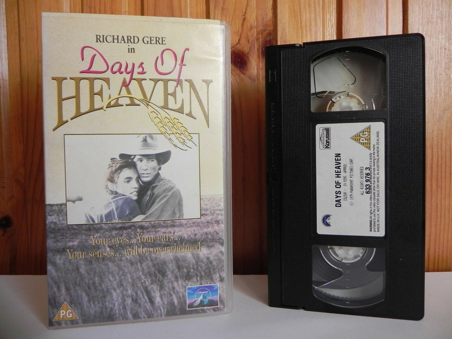 Days Of Heaven - Paramount - Romance - Richarde Gere - Brooke Adams - Pal VHS-