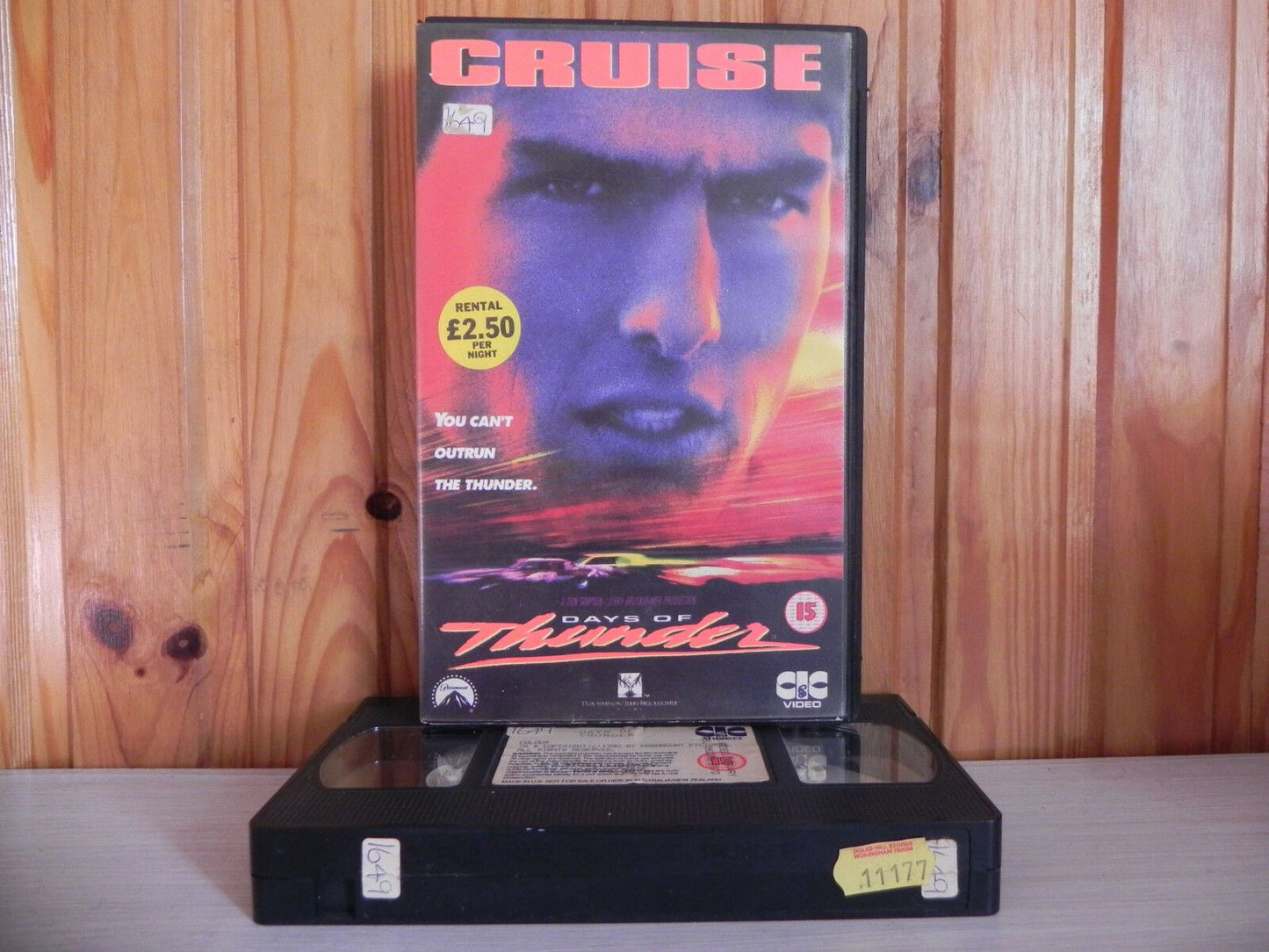 Days Of Thunder - Original 1990 - CIC Video - Tom Cruise - Car Race Action - VHS-