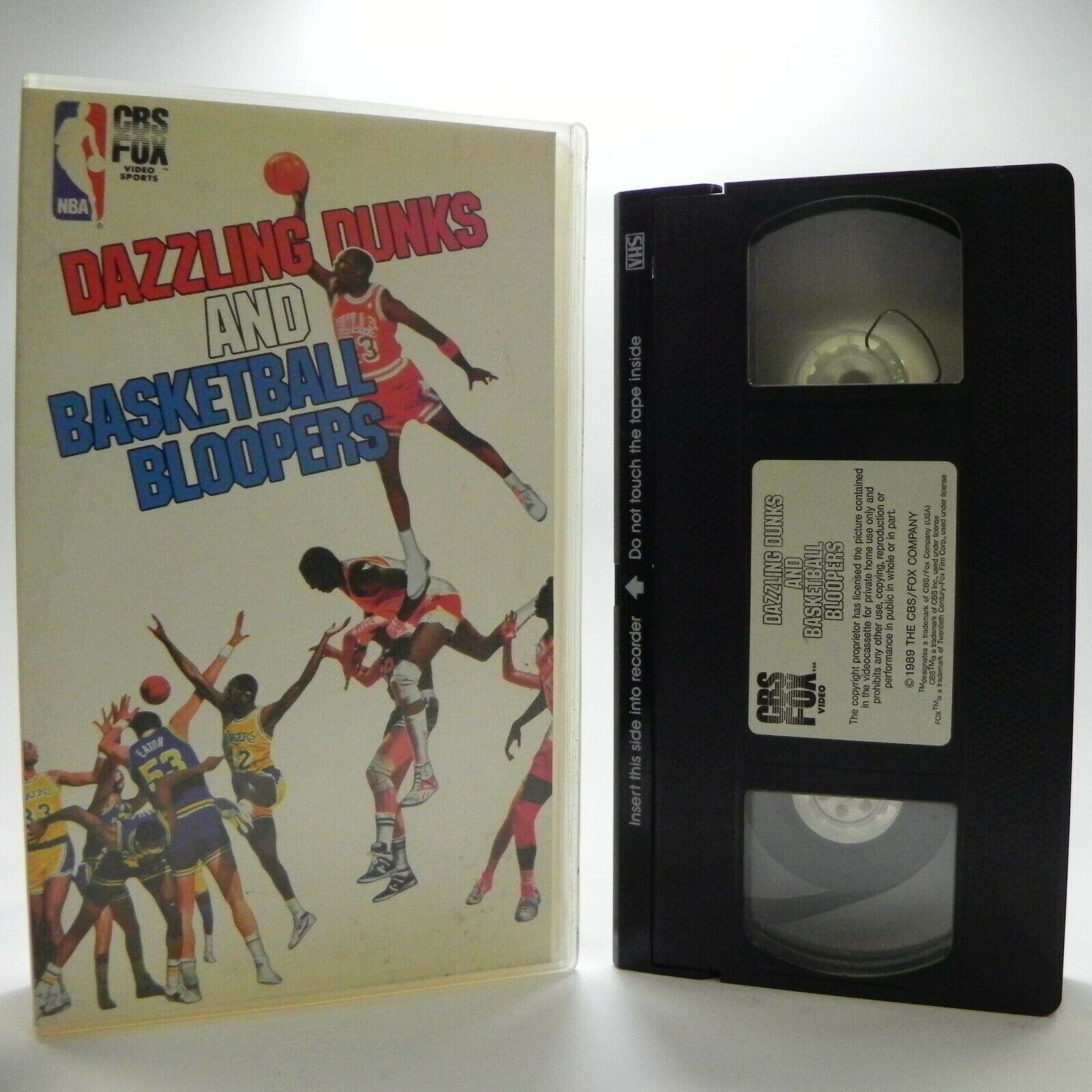 Dazzling Dunks And Basketball Bloopers - NBA - Marv Albert/Frank Layden - VHS-