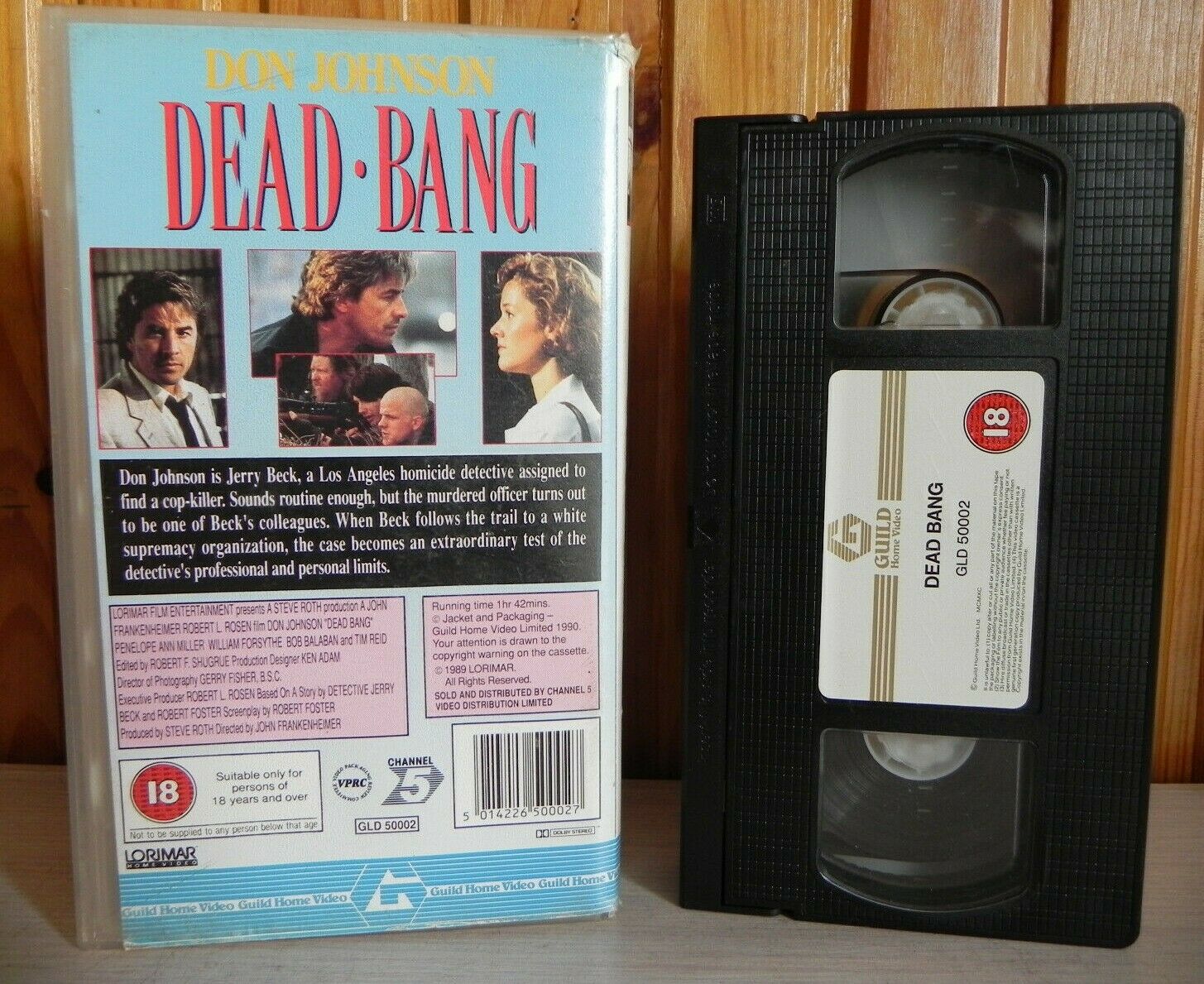 Dead Bang - Guild Home - 80's Crime Action - Don Johnson - Pal VHS-