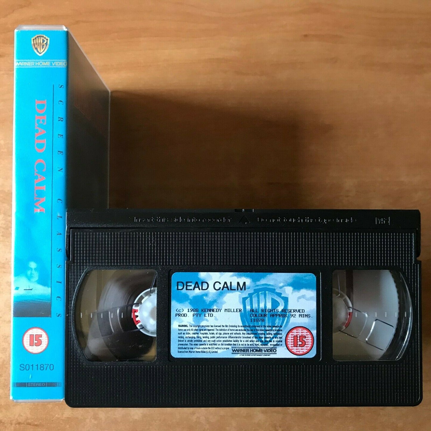 Dead Calm (1988): Psychological Thriller - Nicole Kidman / Sam Neill - Pal VHS-