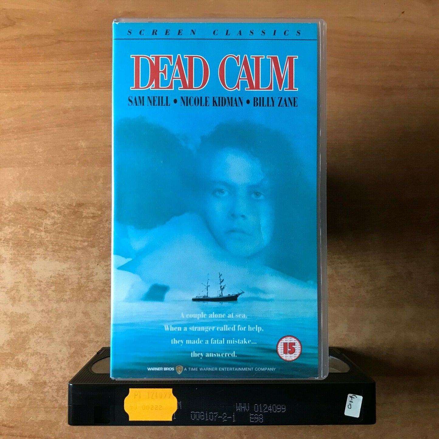 Dead Calm (1988): Psychological Thriller - Nicole Kidman / Sam Neill - Pal VHS-