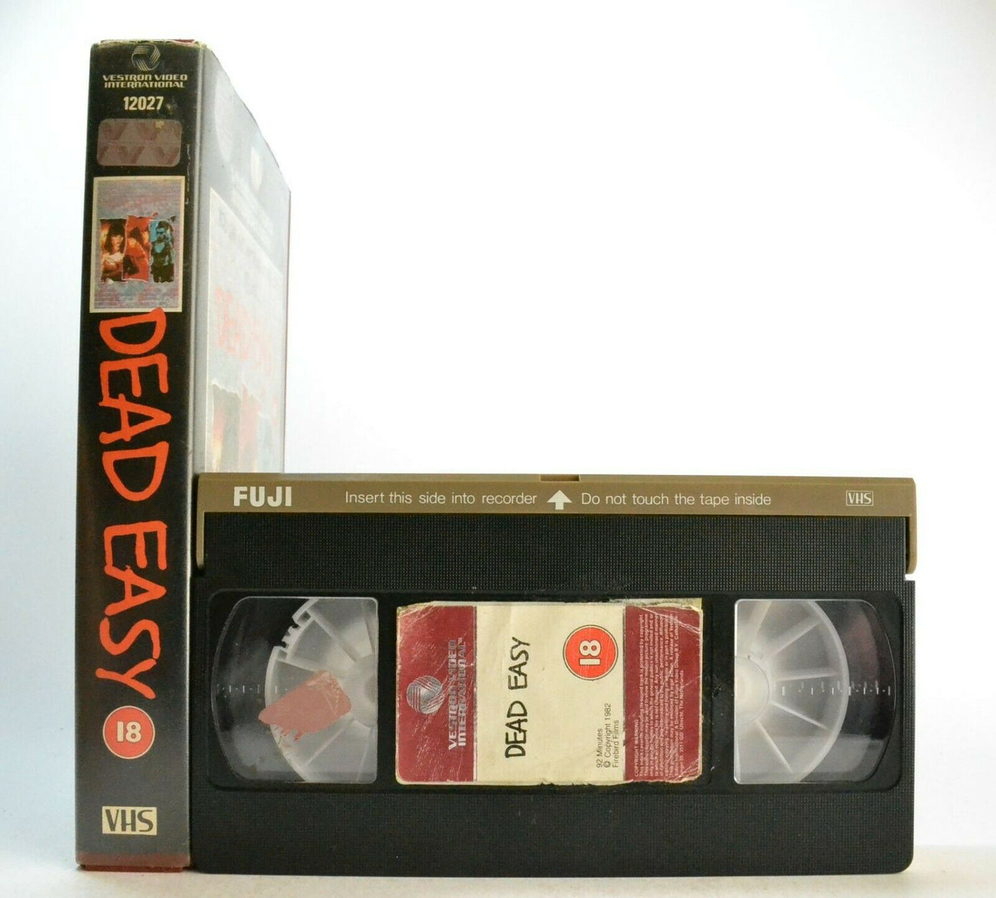 Dead Easy: Film By B.Deling - Large Box - Thriller (1982) - S.Burgess - Pal VHS-