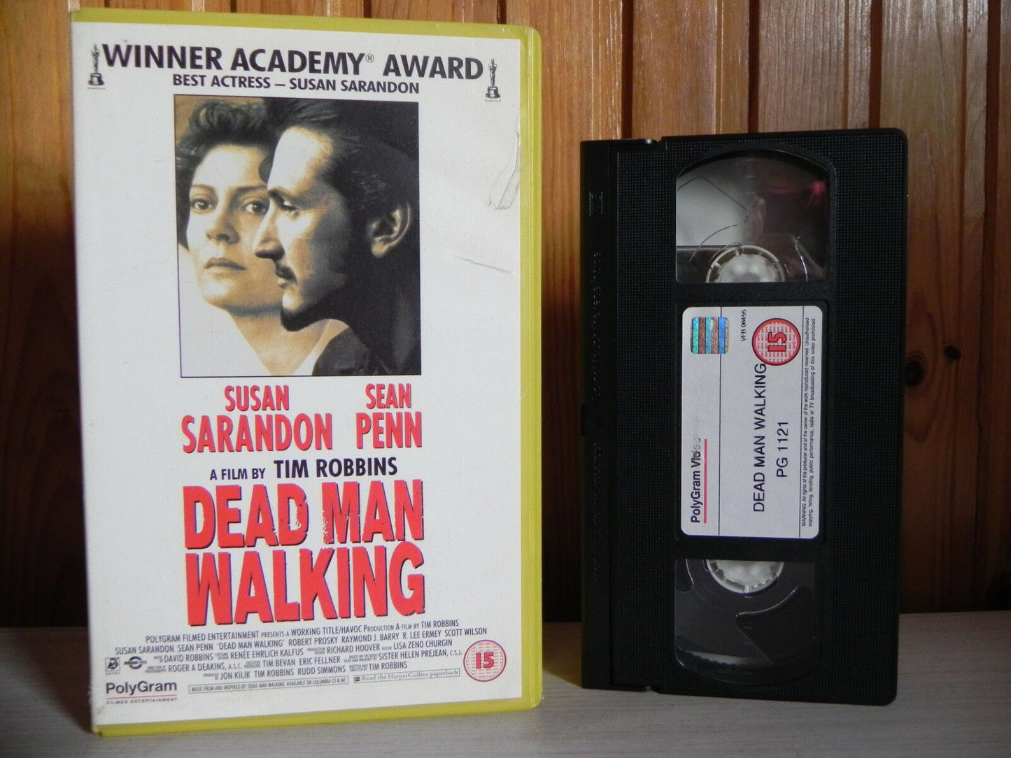 Dead Man Walking (1995); [Tim Robbins] Crime Drama - Large Box - Sean Penn - VHS-