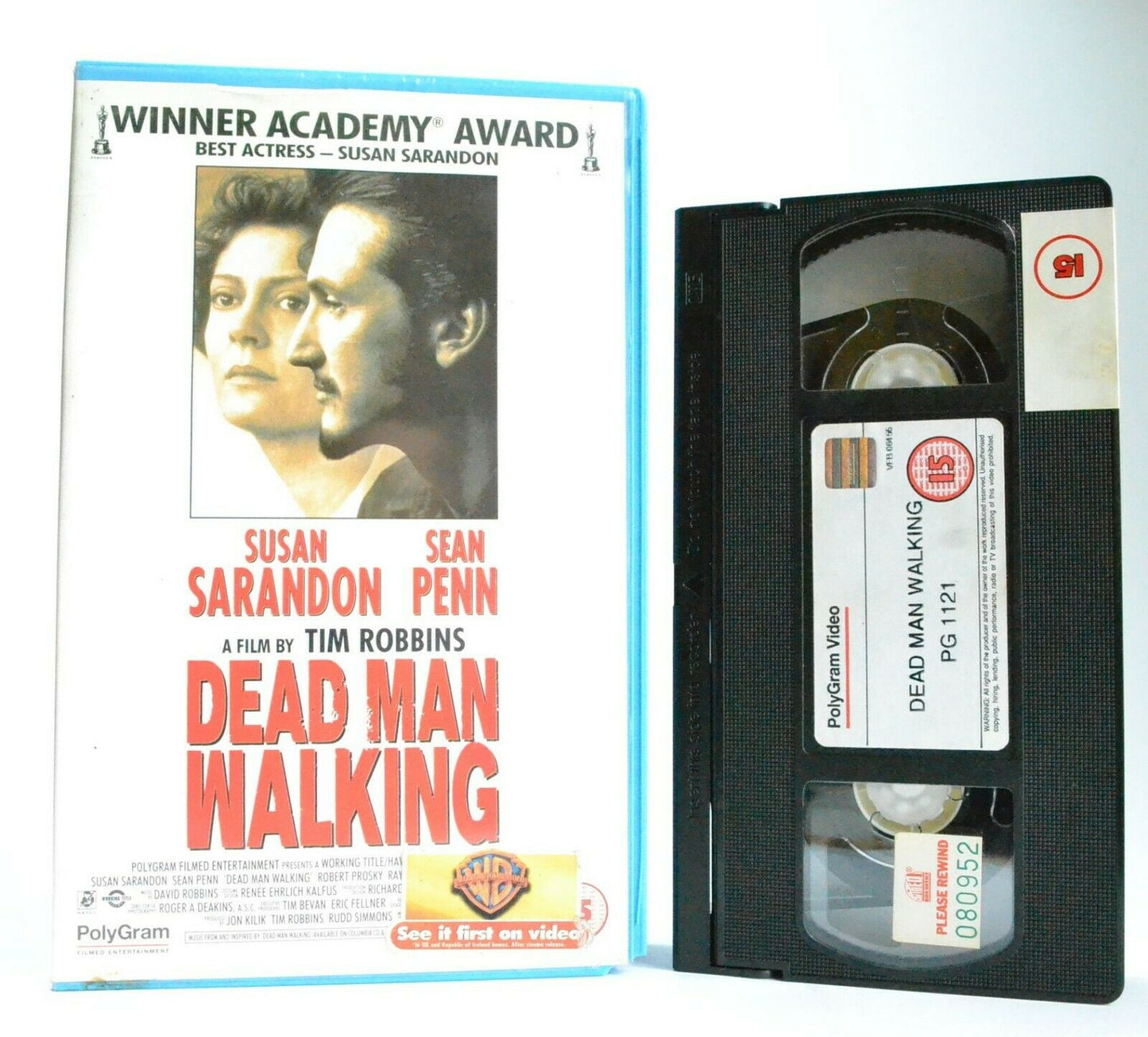 Dead Man Walking: Film By T.Robbins - Drama (1995) - S.Sarandon/S.Penn - Pal VHS-