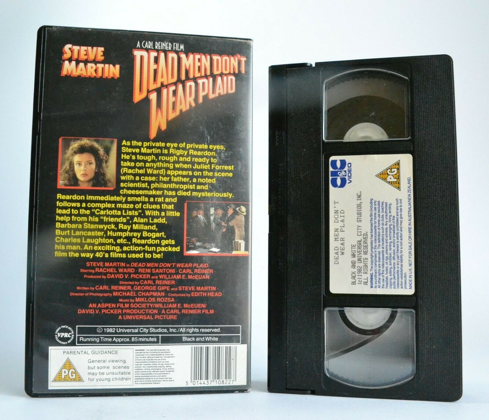 Dead Men Don't Wear Plaid: Carl Reiner - Mystery Comedy - Steve Martin - VHS-