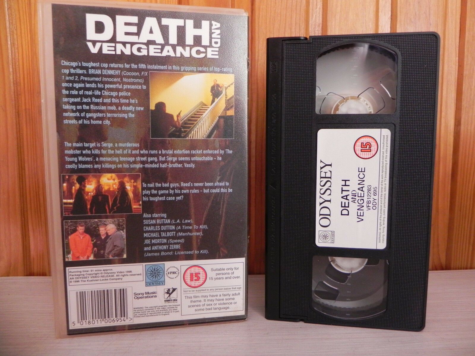 Death And The Vengeance - Odyssey - Thriller - True Story - Brian Dennehy - VHS-