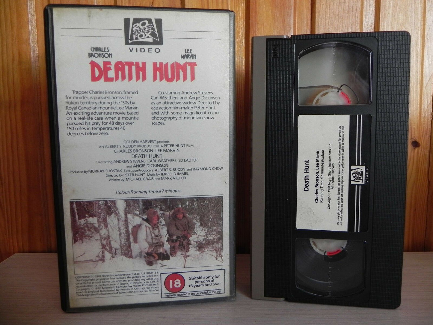 Death Hunt - Charles Bronson - 20th Century Fox - Survival Drama - Pre-Cert VHS-