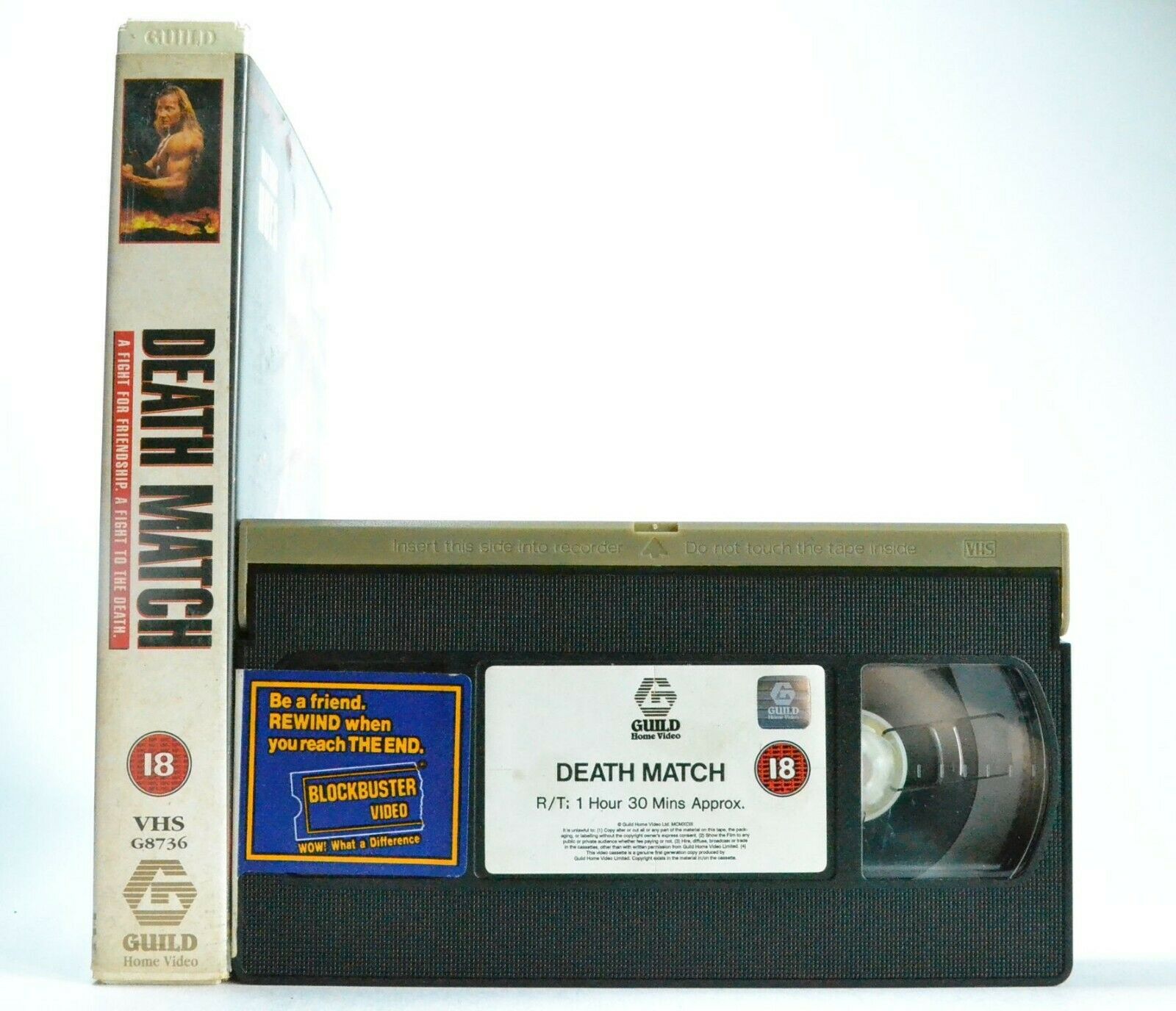 Death Match (1994): Action/Martial Arts - Illegal Kkickboxing Matches - Pal VHS-