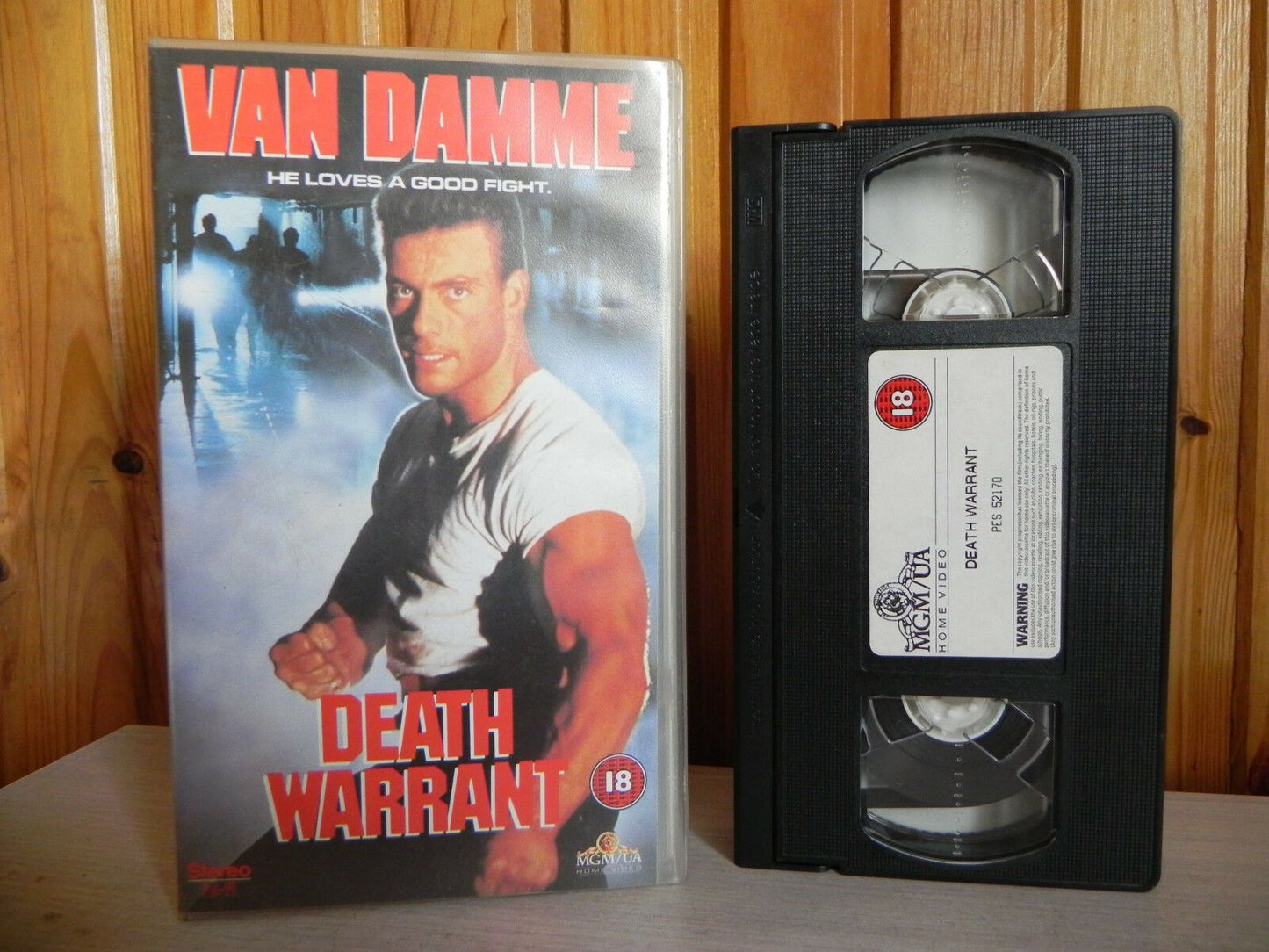 Death Warrant - MGM/UA - Jean-Claude Van Damme - Kick Boxing Mastery - Pal VHS-