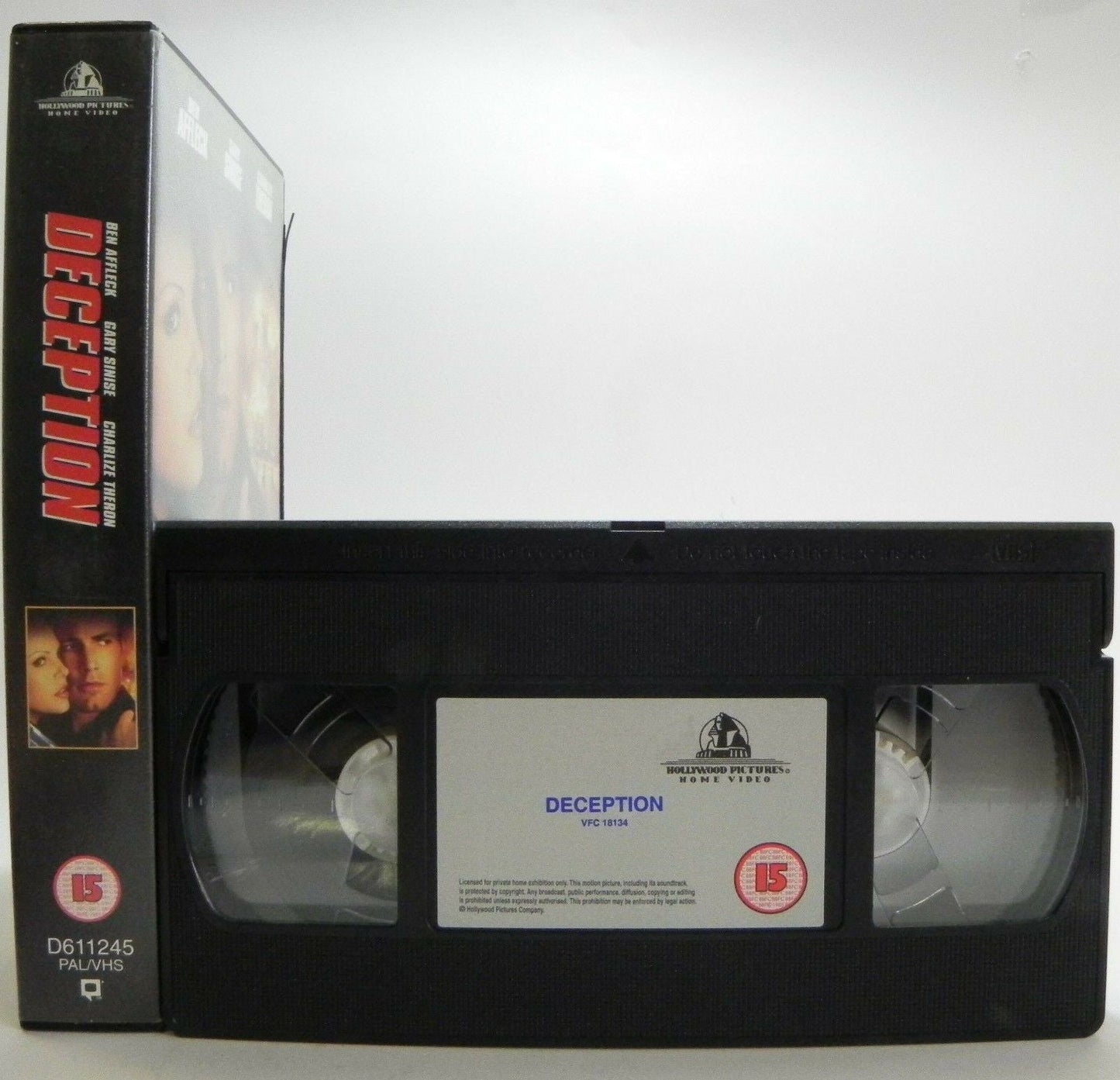 Deception: Action/Adventure (2000) - Ben Affleck - Charlize Theron - Pal VHS-