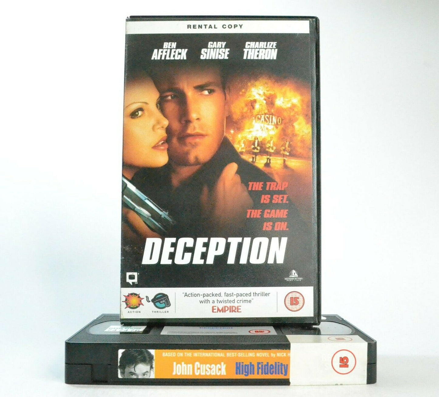 Deception: Action/Thriller - Large Box - Ex-Rental - B.Affleck/C.Theron - VHS-