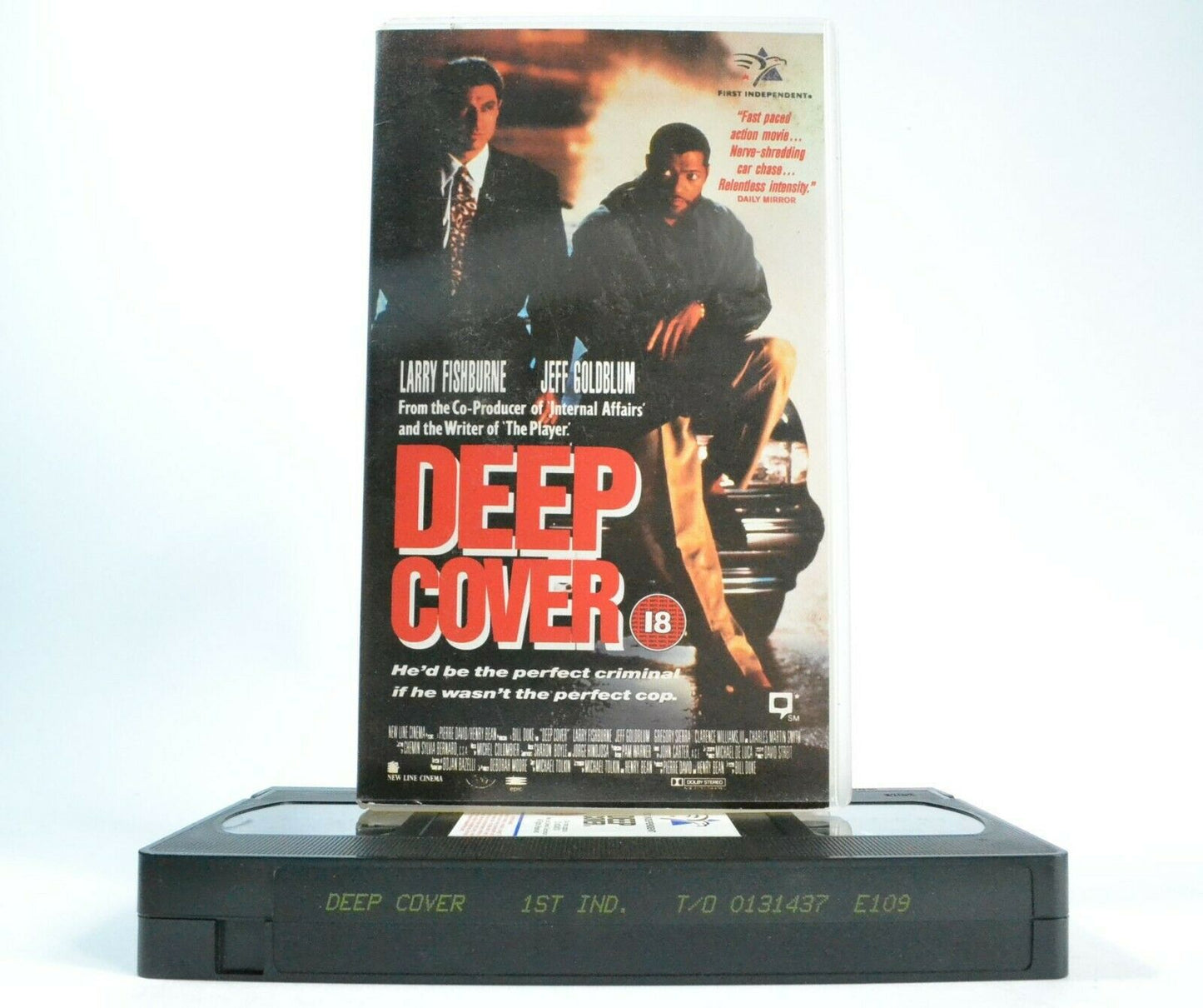 Deep Cover (1992) - Action Thriller - Laurence Fishburne / Jeff Goldblun - VHS-