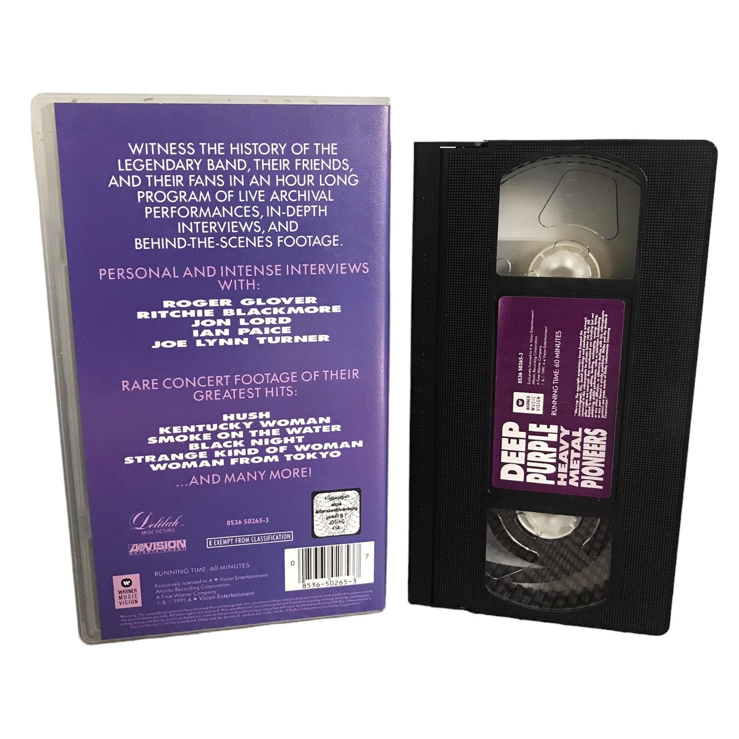 Deep Purple Heavy Metal Pioneers - David Coverdale - Warner Music Vision - Music - Pal - VHS-