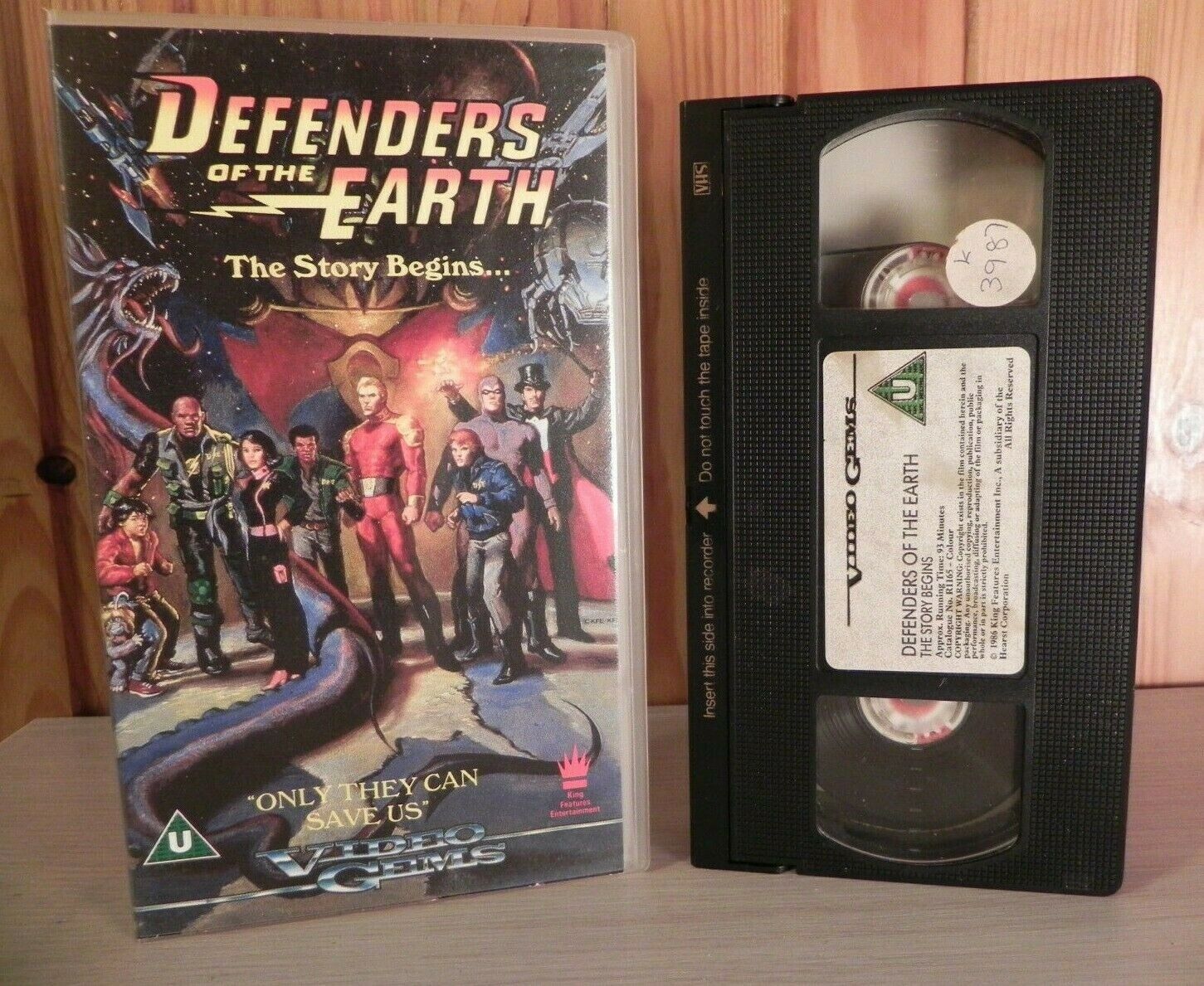 Defenders Of The Earth: Only They Can Sace Us - Action Animation - Kids - VHS-