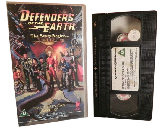 Defenders Of The Earth: Only They Can Sace Us - Action Animation - Kids - VHS-