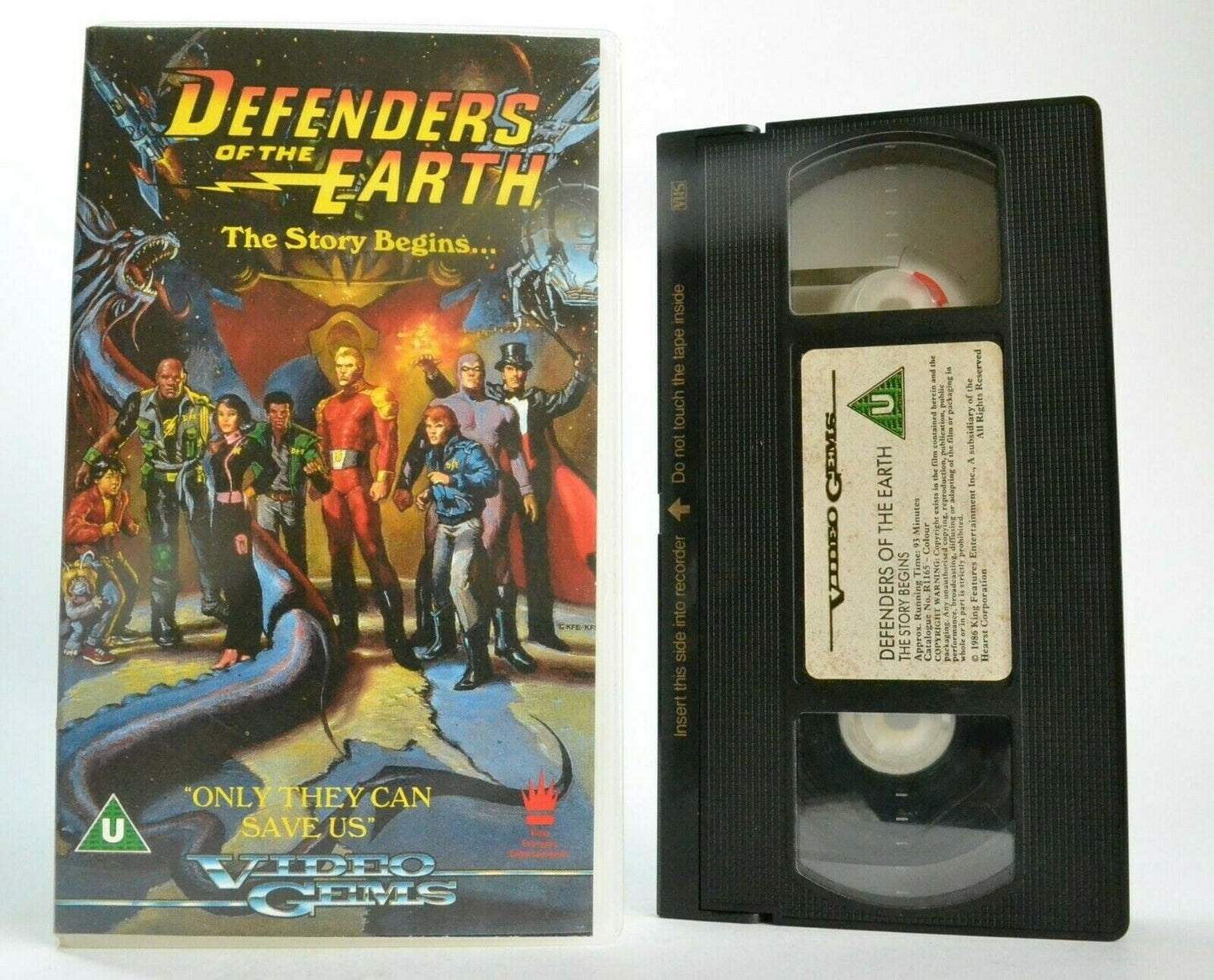 Defenders Of The Earth: The Story Begins [Video Gems] - Animated - Kids - VHS-