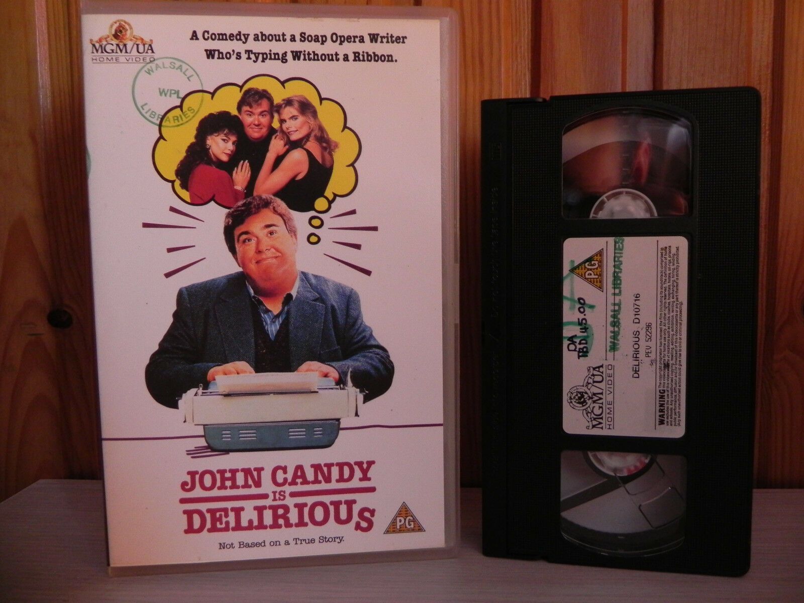 Delirious - John Candy - Big Box - Ex-Rental - 1992 - Comedy Video - 52296 - VHS-