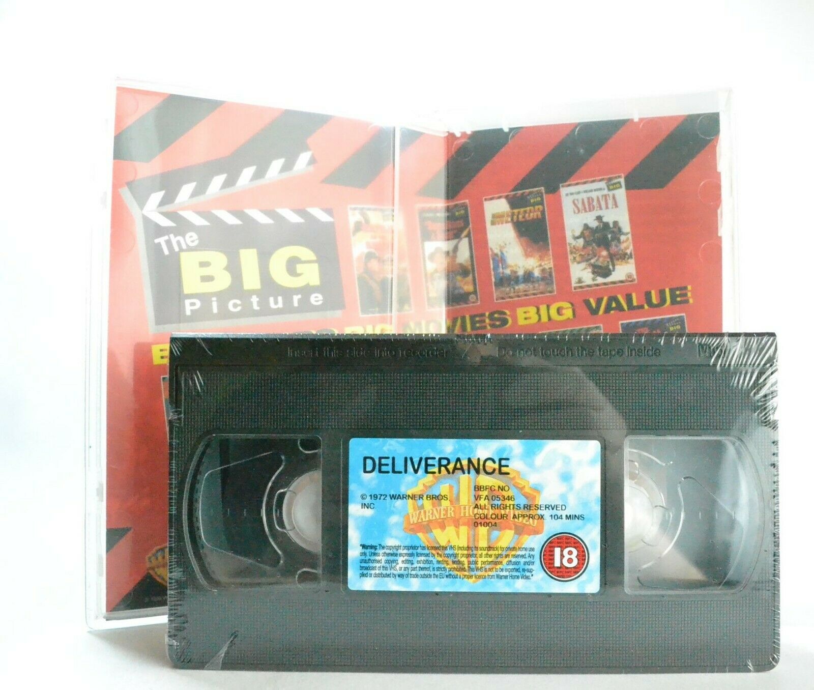 Deliverance: Brand New Sealed - Thriller (1972) - J.Voight/B.Reynolds - Pal VHS-