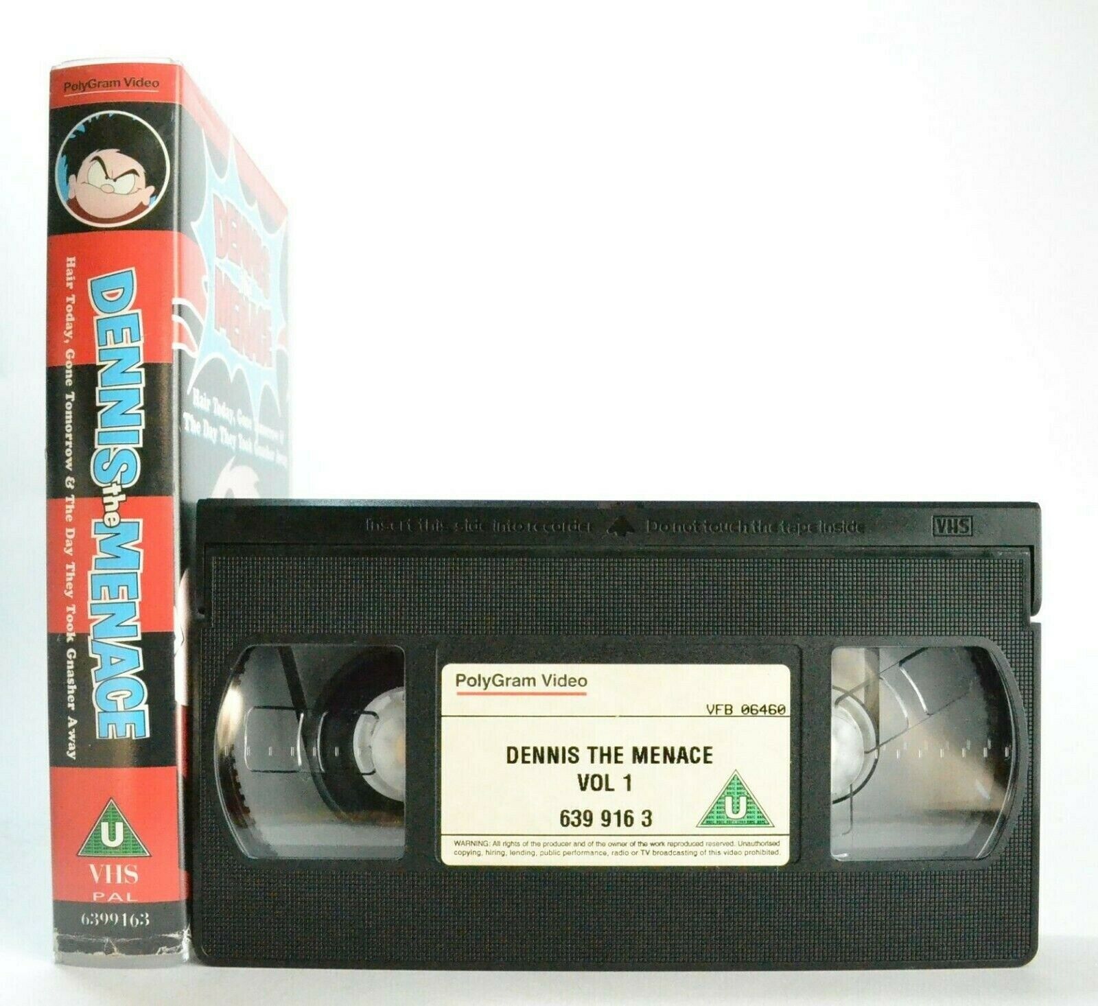 Dennis The Menace: Hair Today, Gone Tomorrow - Animated - Children's - Pal VHS-