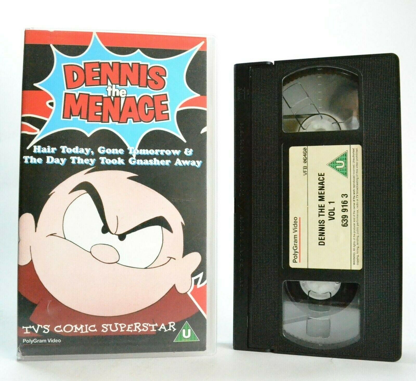 Dennis The Menace: Hair Today, Gone Tomorrow - Animated - Children's - Pal VHS-