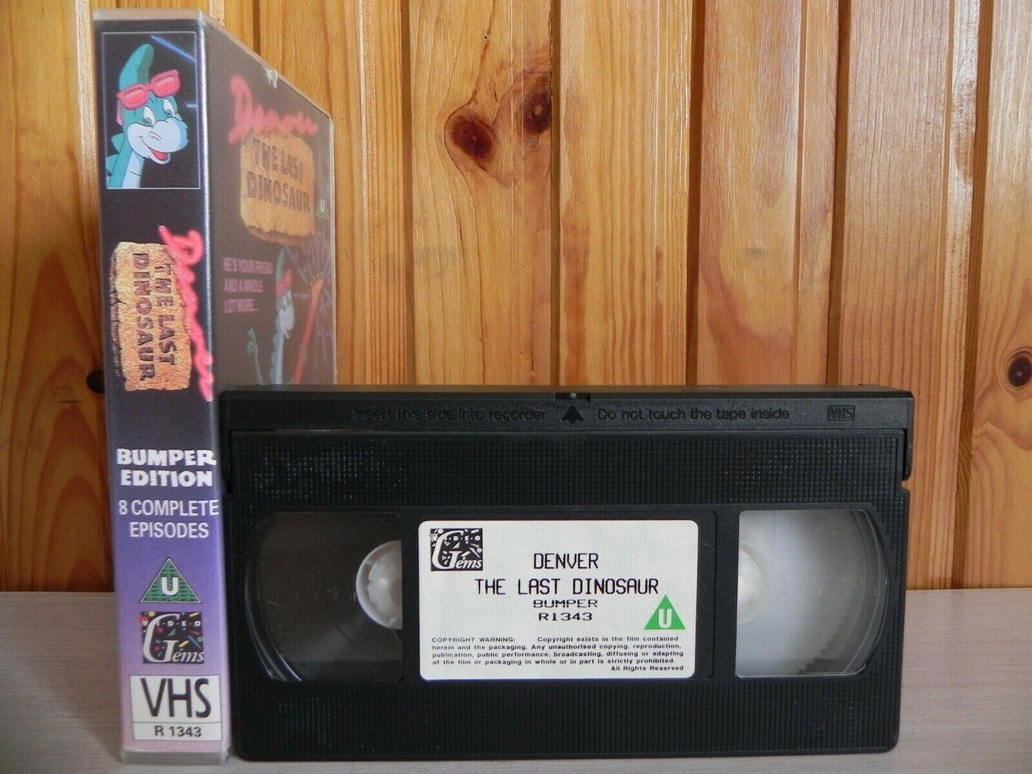 Denver The Last Dinosaur - 3 Hours - Bumper Edition - 8 Episodes - Cartoon - VHS-