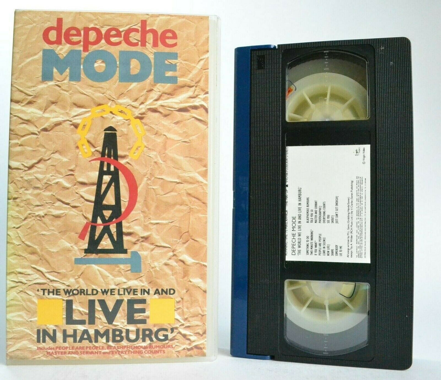 Depeche Mode: Live In Hamburg - Live Performance - Classic Band - Music - VHS-