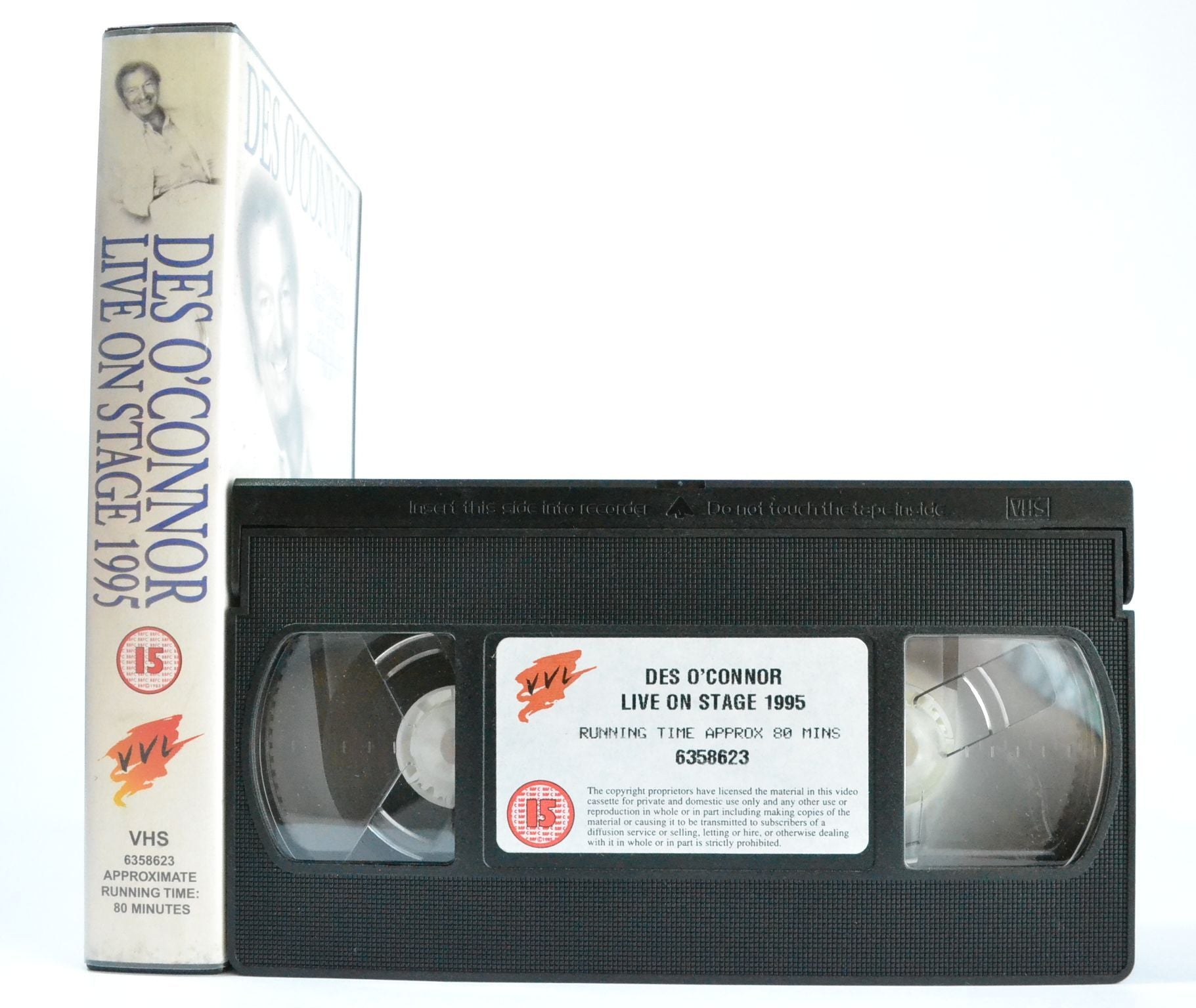 Des O’Conner: Live On Stage 1995 - Love Affair With The Audience - Comedy - VHS-