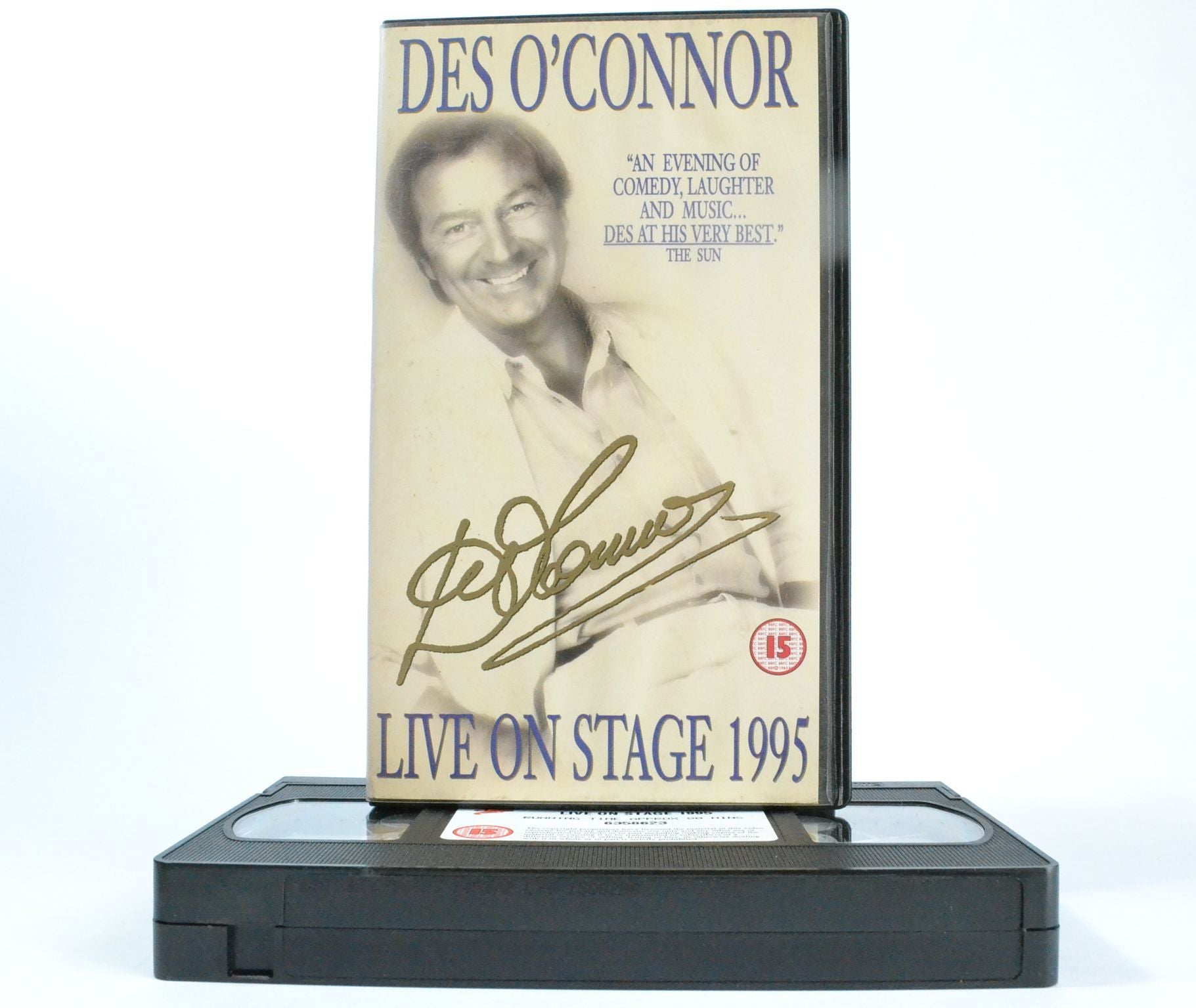 Des O’Conner: Live On Stage 1995 - Love Affair With The Audience - Comedy - VHS-