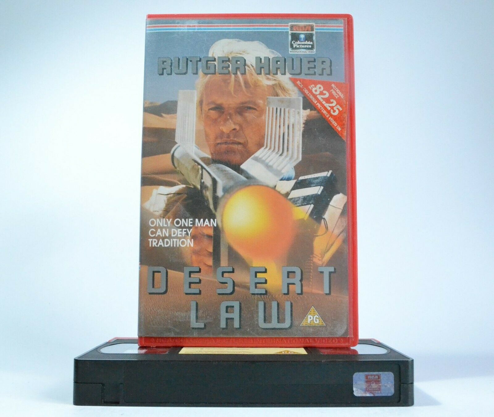 Desert Law (1992): Action/Adventure - Large Box - Rutger Hauer/Omar Sharif - VHS-