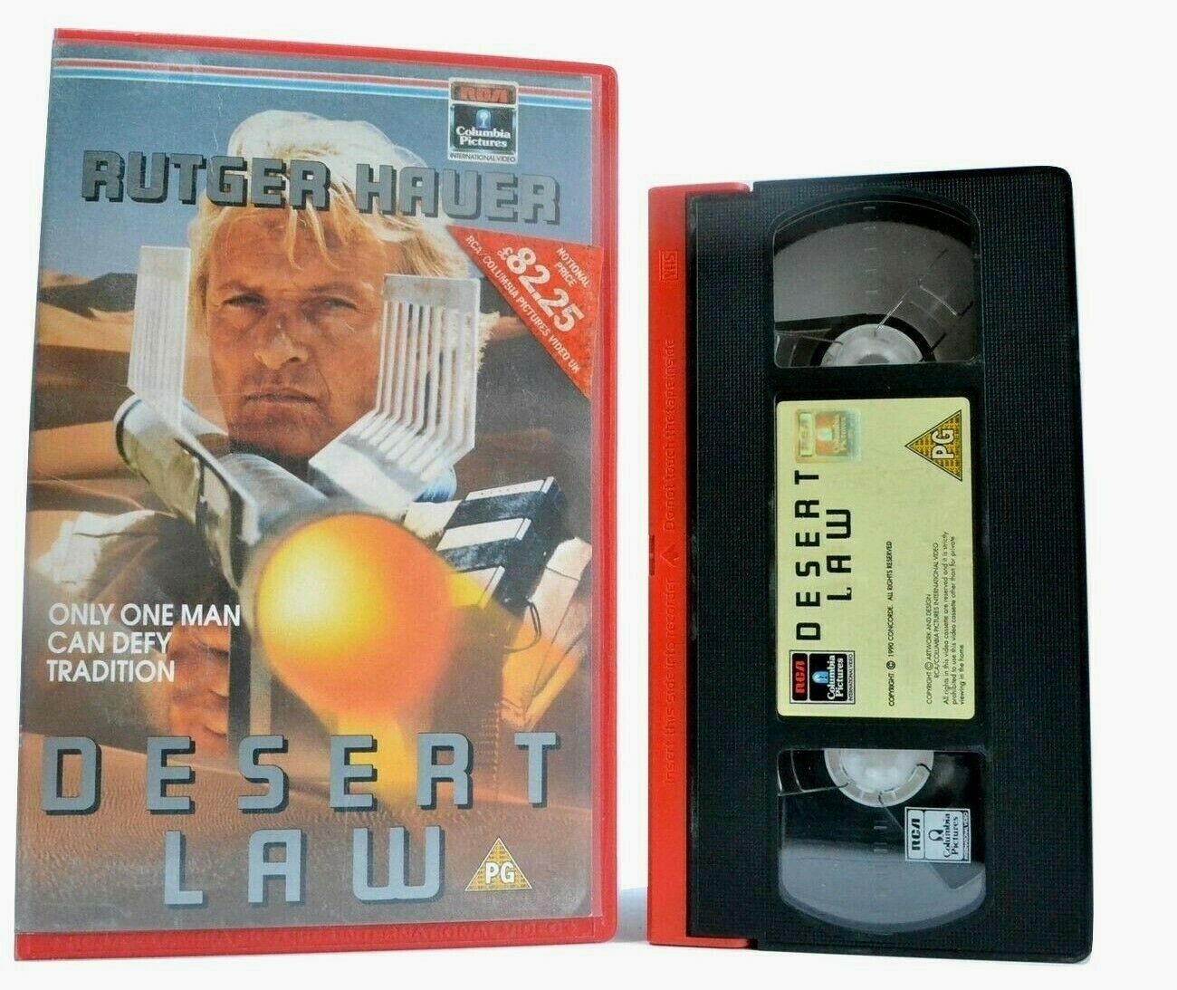 Desert Law (1992): Action/Adventure - Large Box - Rutger Hauer/Omar Sharif - VHS-