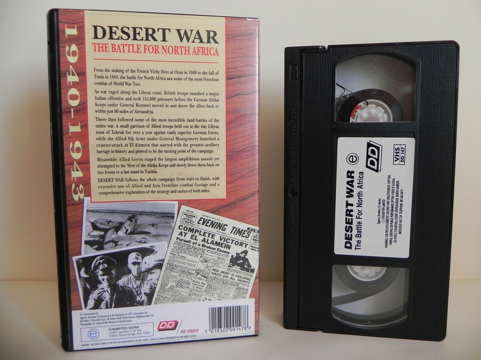 Desert War - The Battle For North America - World War Two - Documentary - VHS-