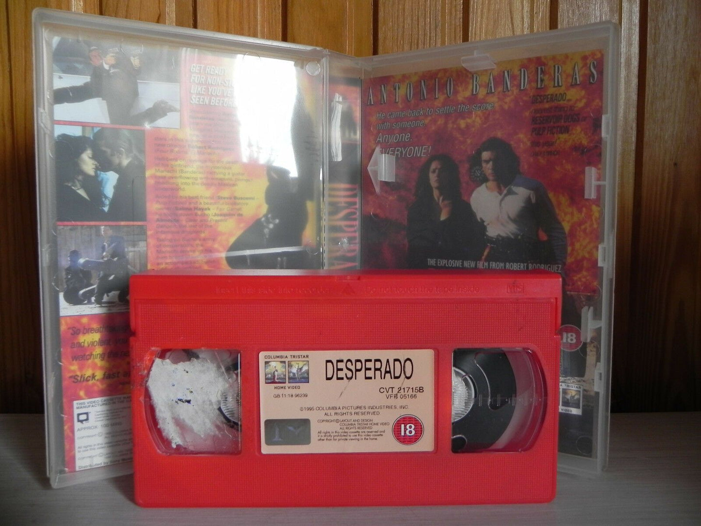 Desperado - Columbia Pictures - 2xSleeve Sample - Action - Banderas/Hayek - VHS-