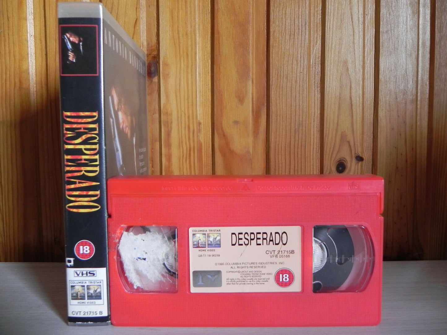 Desperado - Columbia Pictures - 2xSleeve Sample - Action - Banderas/Hayek - VHS-