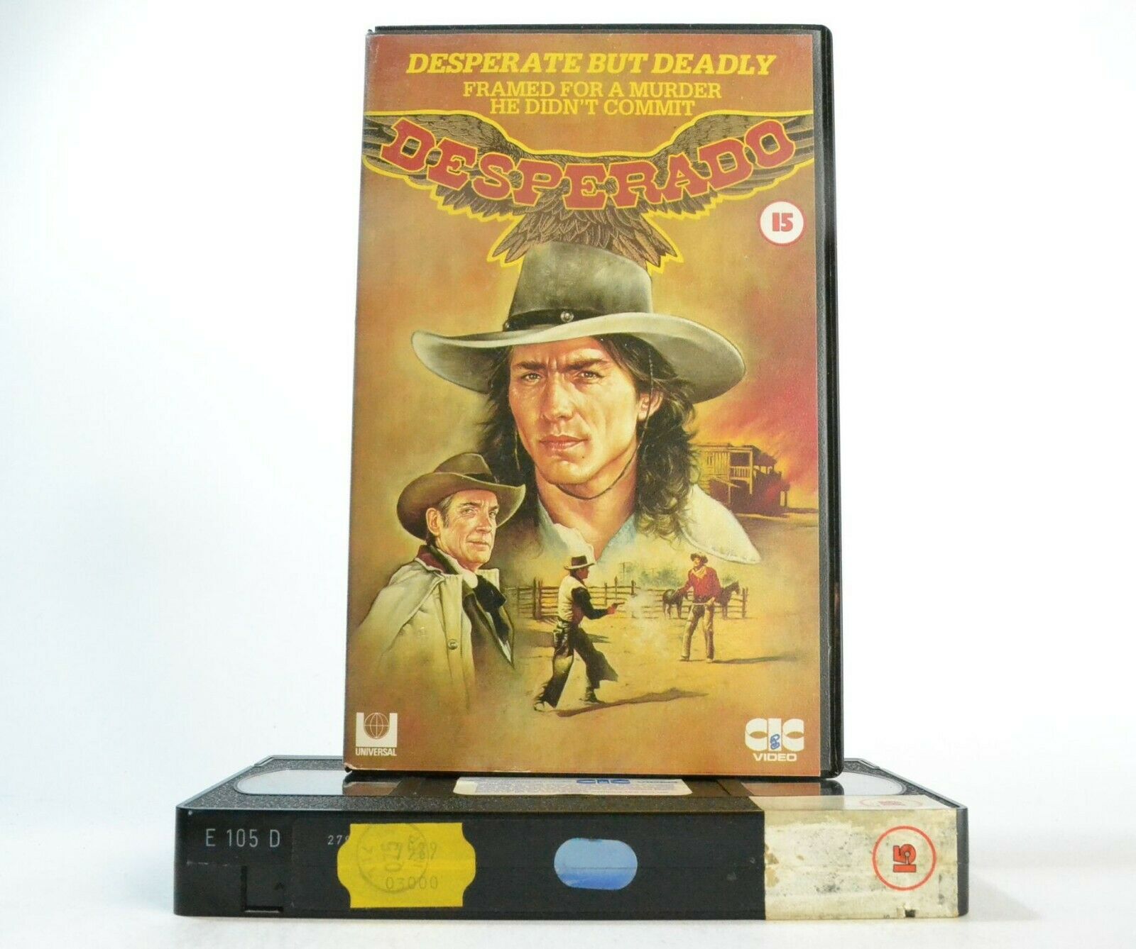 Desperado: Film By V.W.Vogel - (1987) CIC Video - Large Box - Western - Pal VHS-