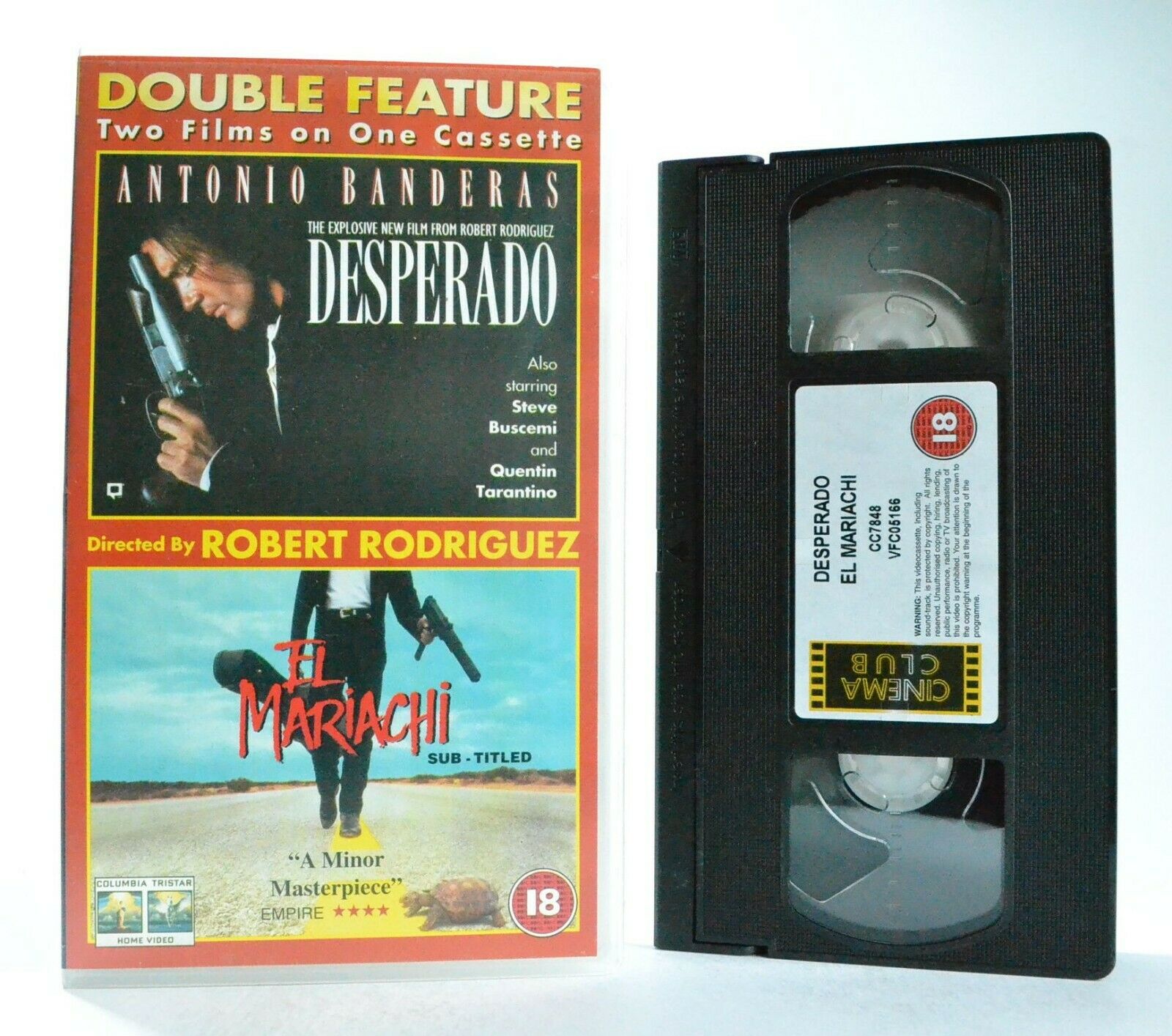 Desperado/El Mariachi: Directed By Robert Rodriguez - Action Films - Pal VHS-