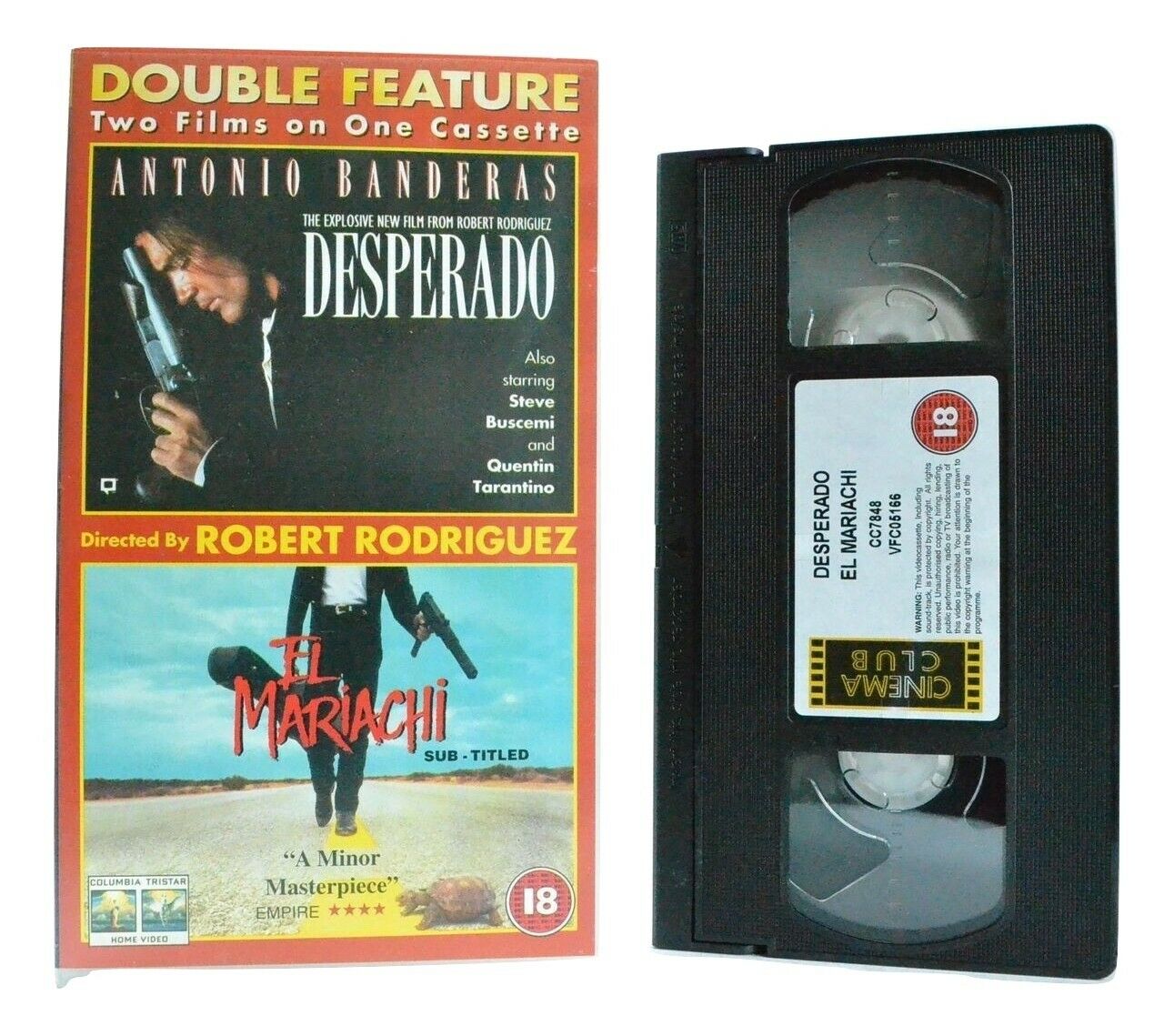 Desperado/El Mariachi: Directed By Robert Rodriguez - Action Films - Pal VHS-