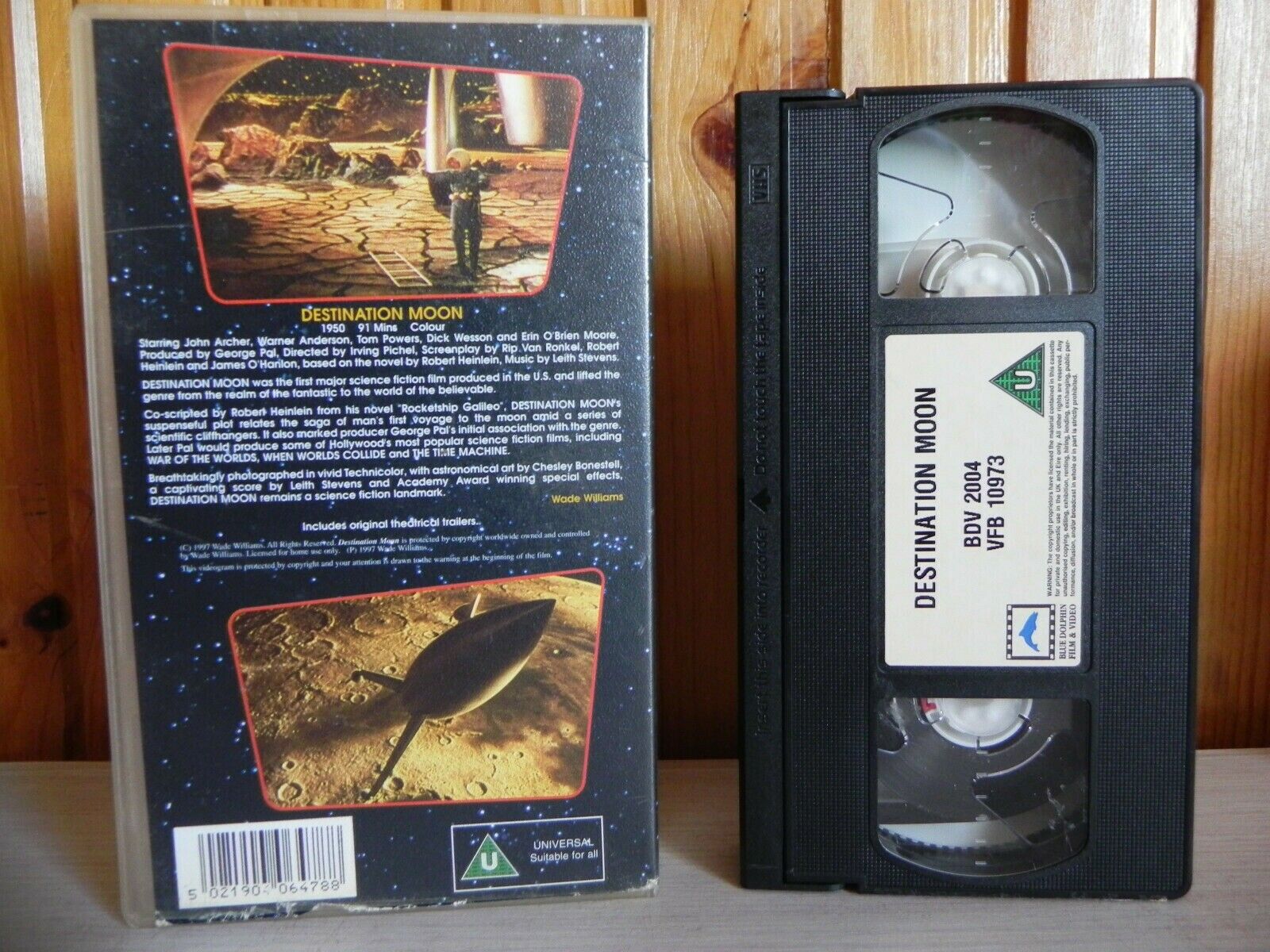 Destination Moon - Science Fiction Gold - Academy Award Winner - Pal VHS-