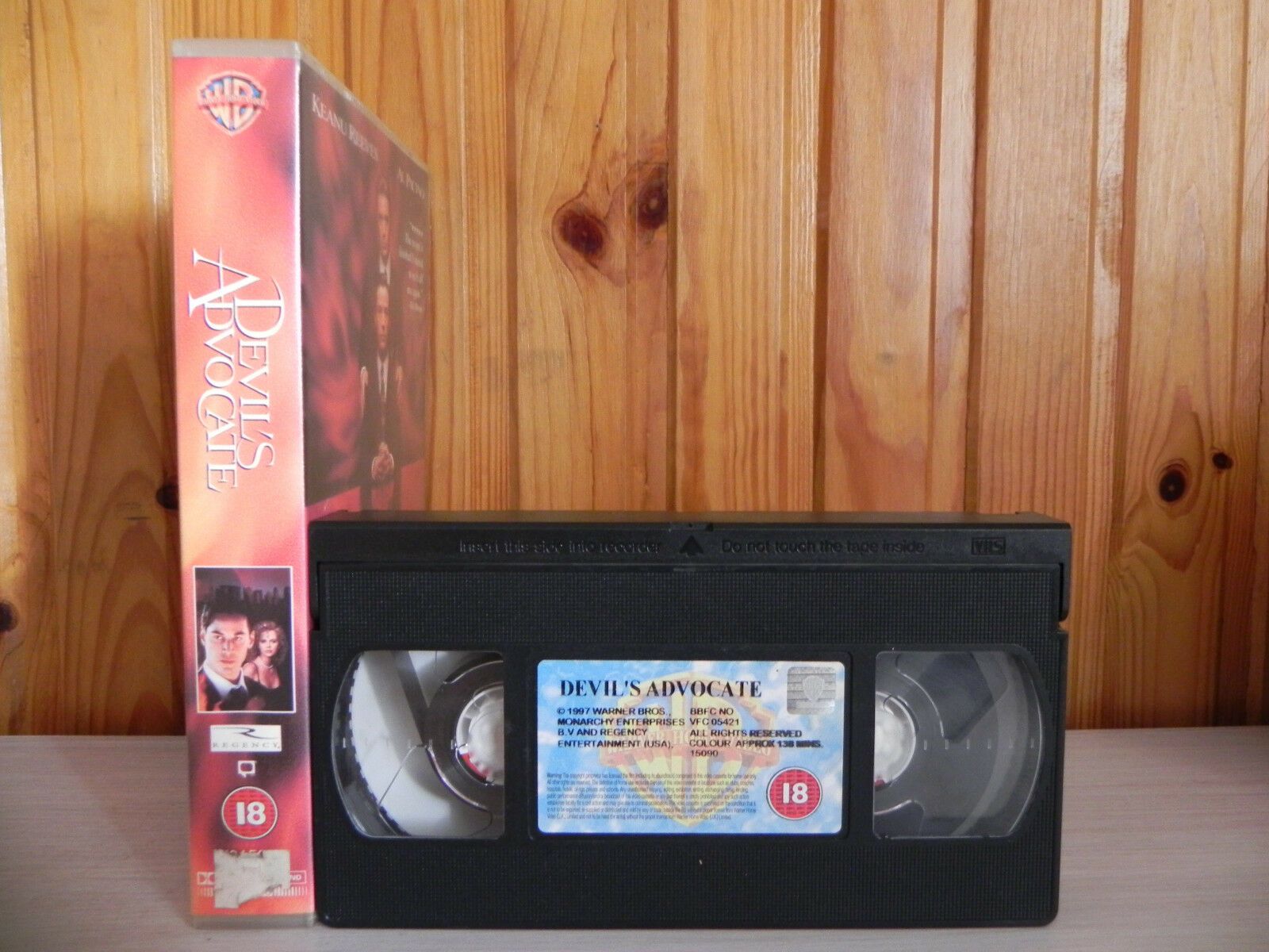 Devils Advocate - Drama - Big Box - Al Pacino/Keanu Reeves - VHS-